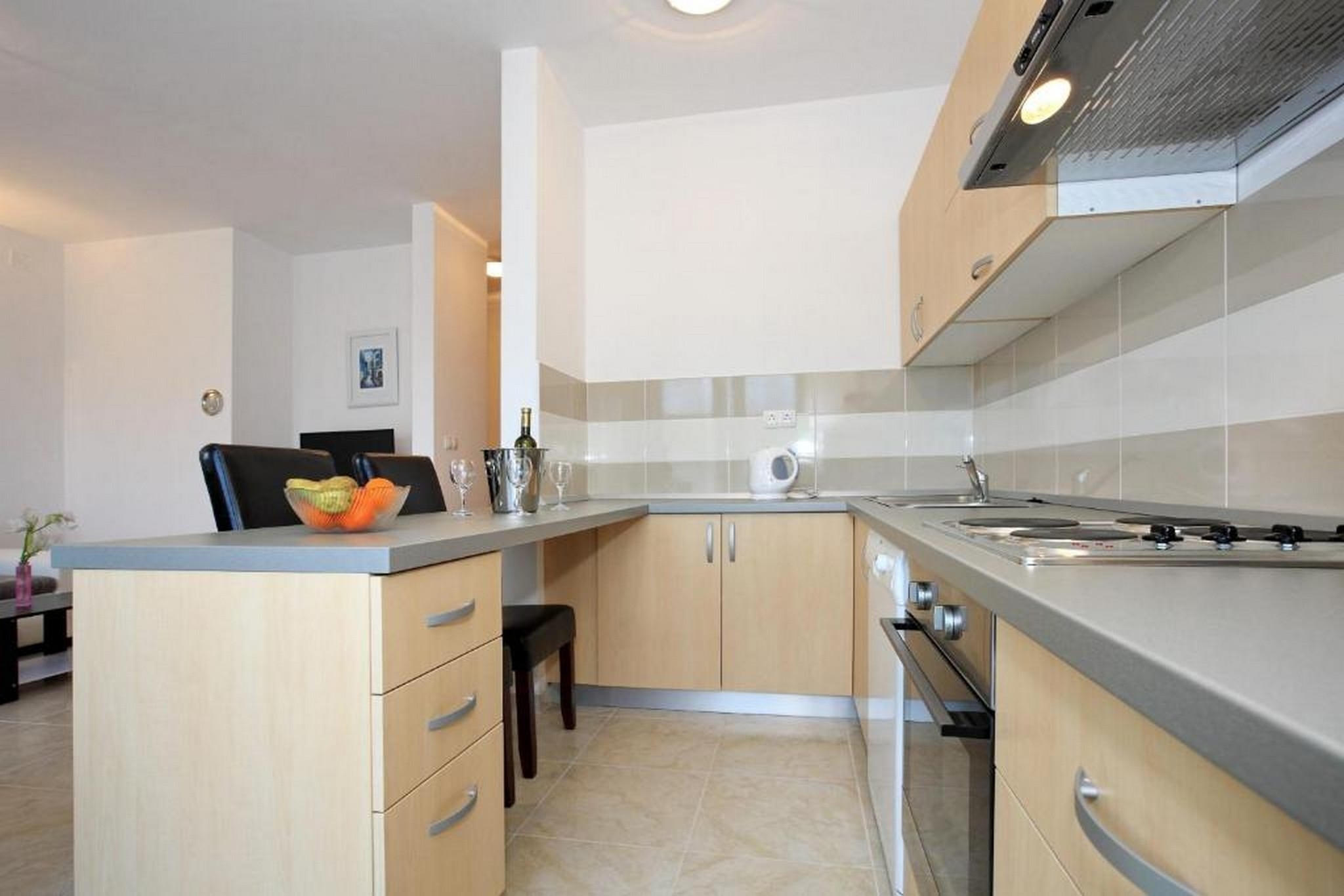 Two bedroom apartment with balcony and sea view Nin, Zadar  A-a