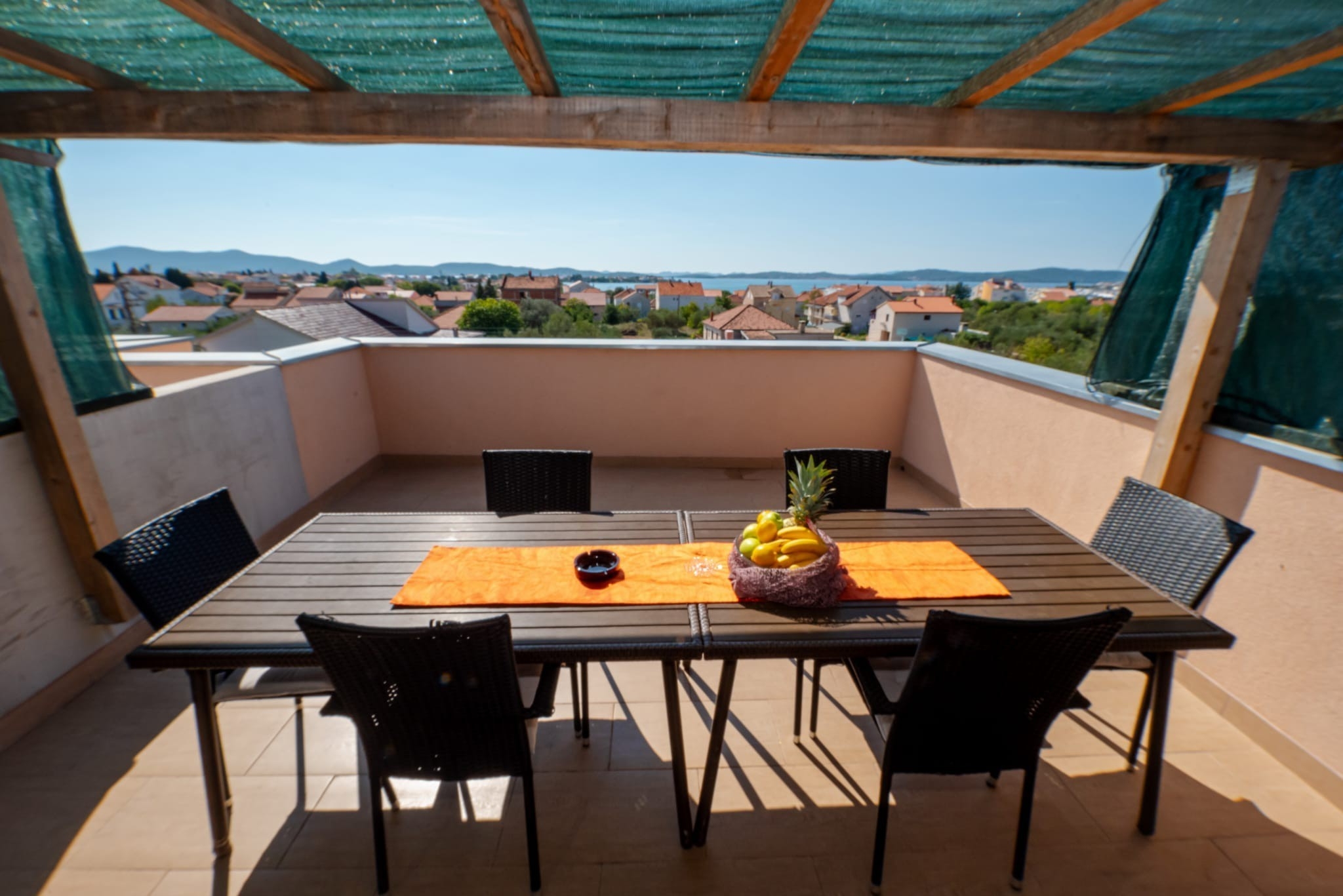 Two bedroom apartment with terrace and sea view Sukošan, Zadar  A-a