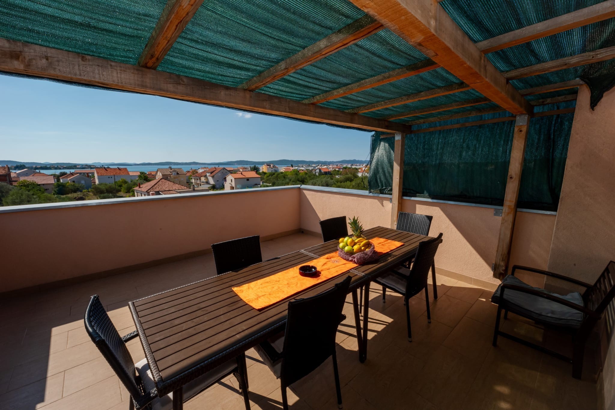 Two bedroom apartment with terrace and sea view Sukošan, Zadar  A-a
