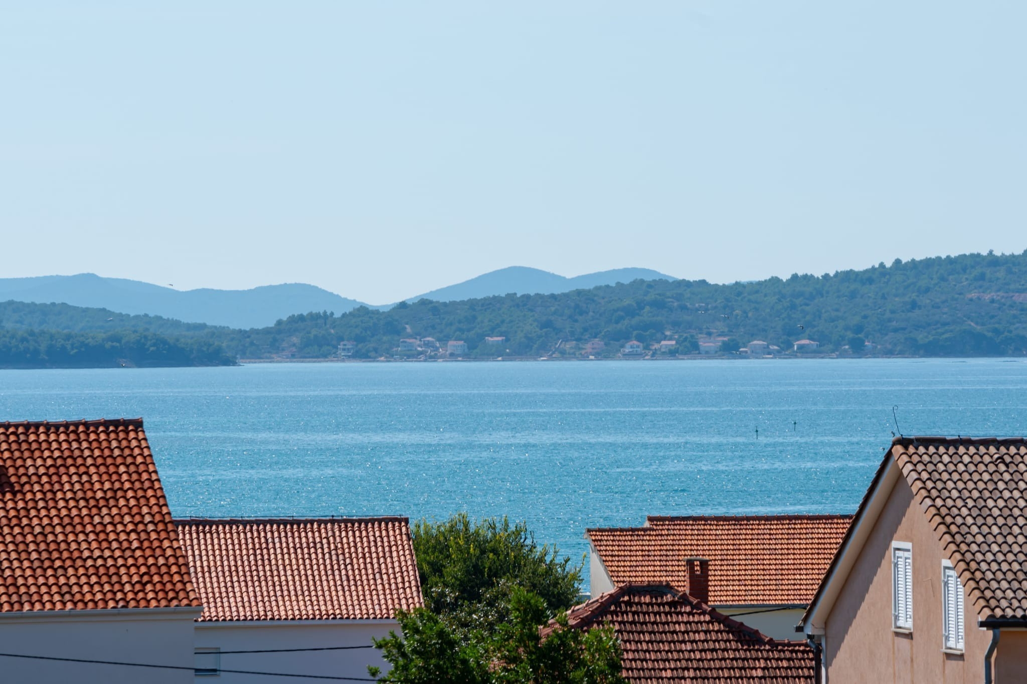 Two bedroom apartment with terrace and sea view Sukošan, Zadar  A-a