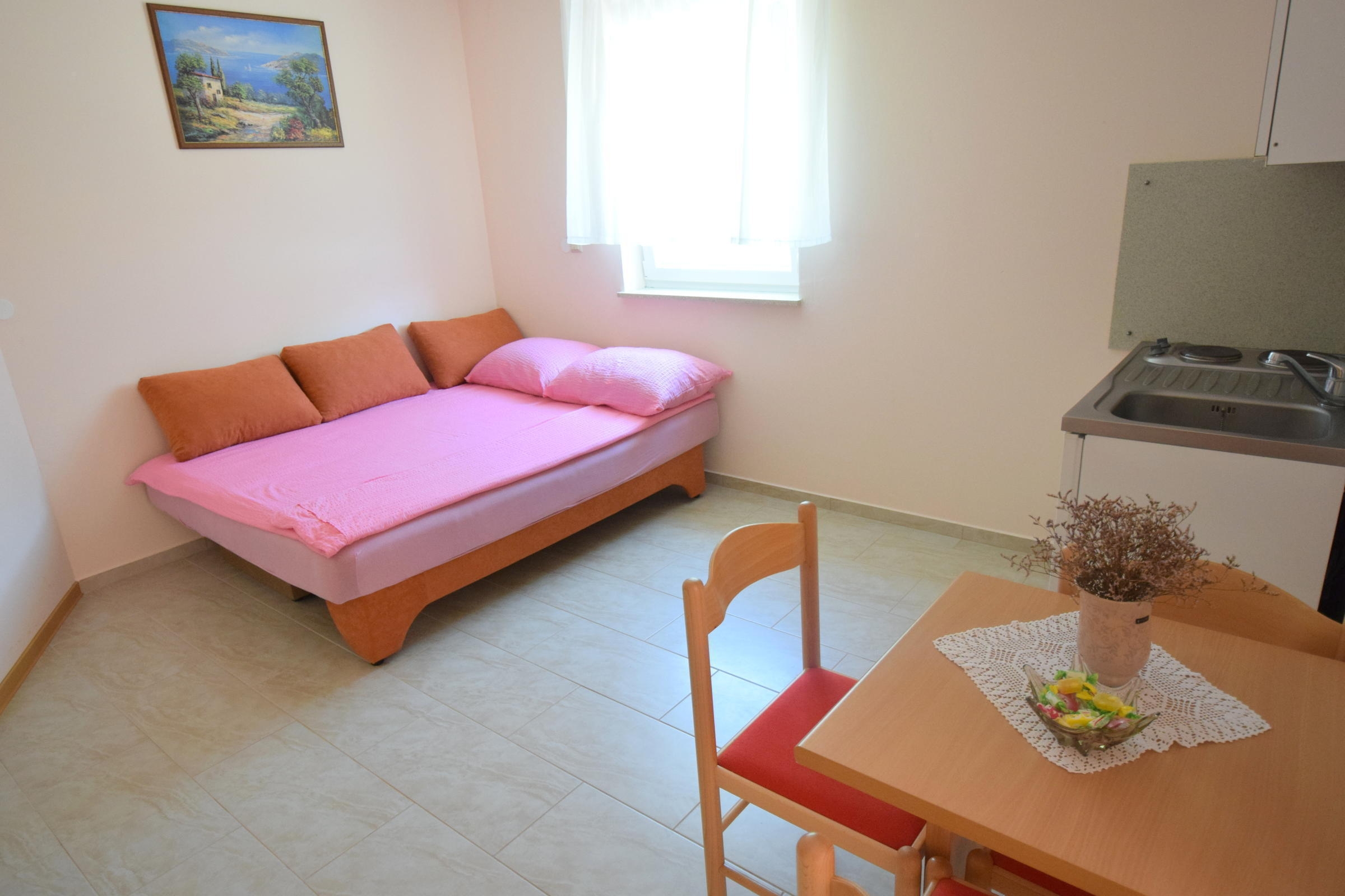 Studio flat with air-conditioning Čižići, Krk (AS-23938-a)