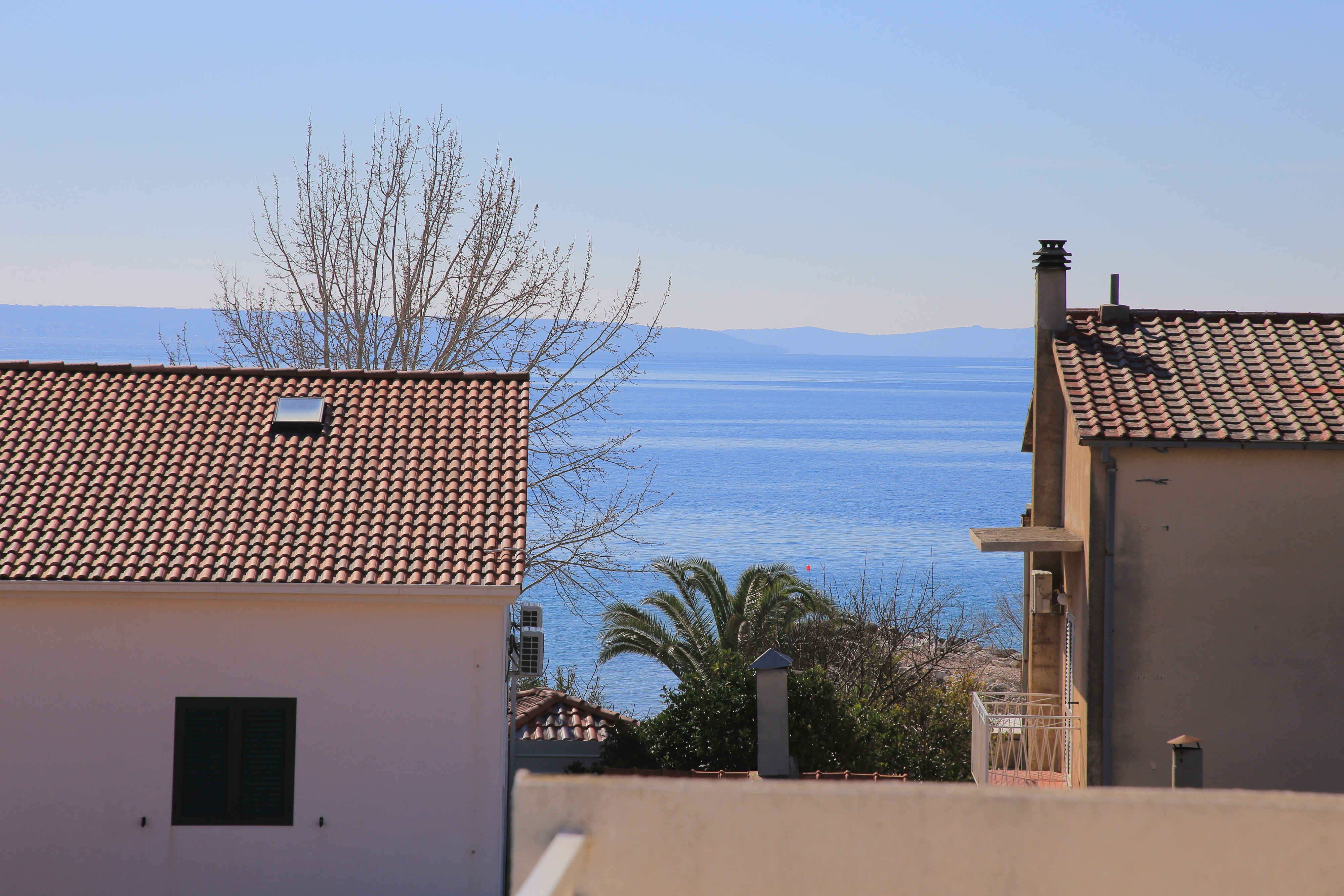 One bedroom apartment with terrace and sea view Podstrana, Split  A-b