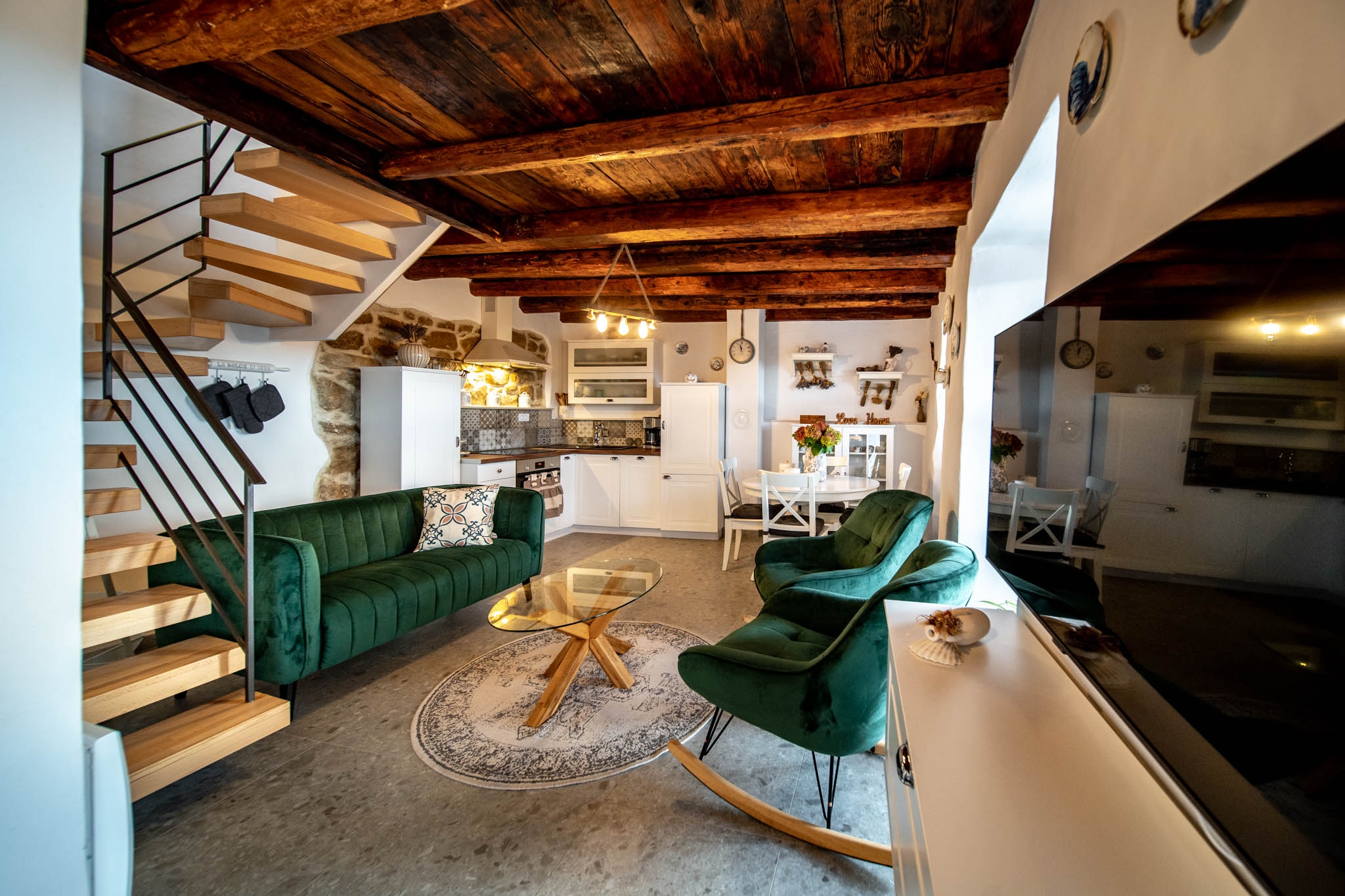 Two bedroom apartment with terrace Lopar, Rab  A-a