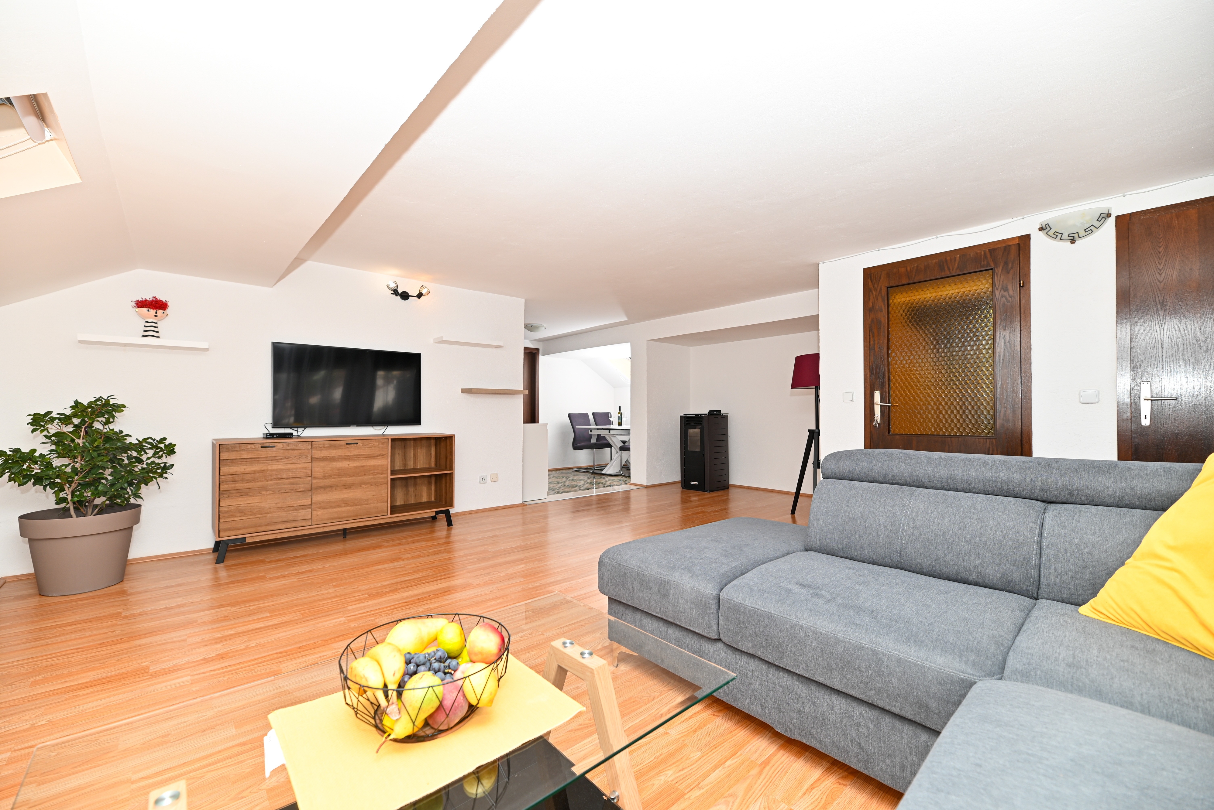 One bedroom apartment with balcony and sea view Mastrinka, Čiovo (A-23959-b)