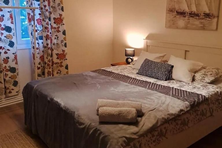 Dvosobni apartma S teraso Vir  A-a