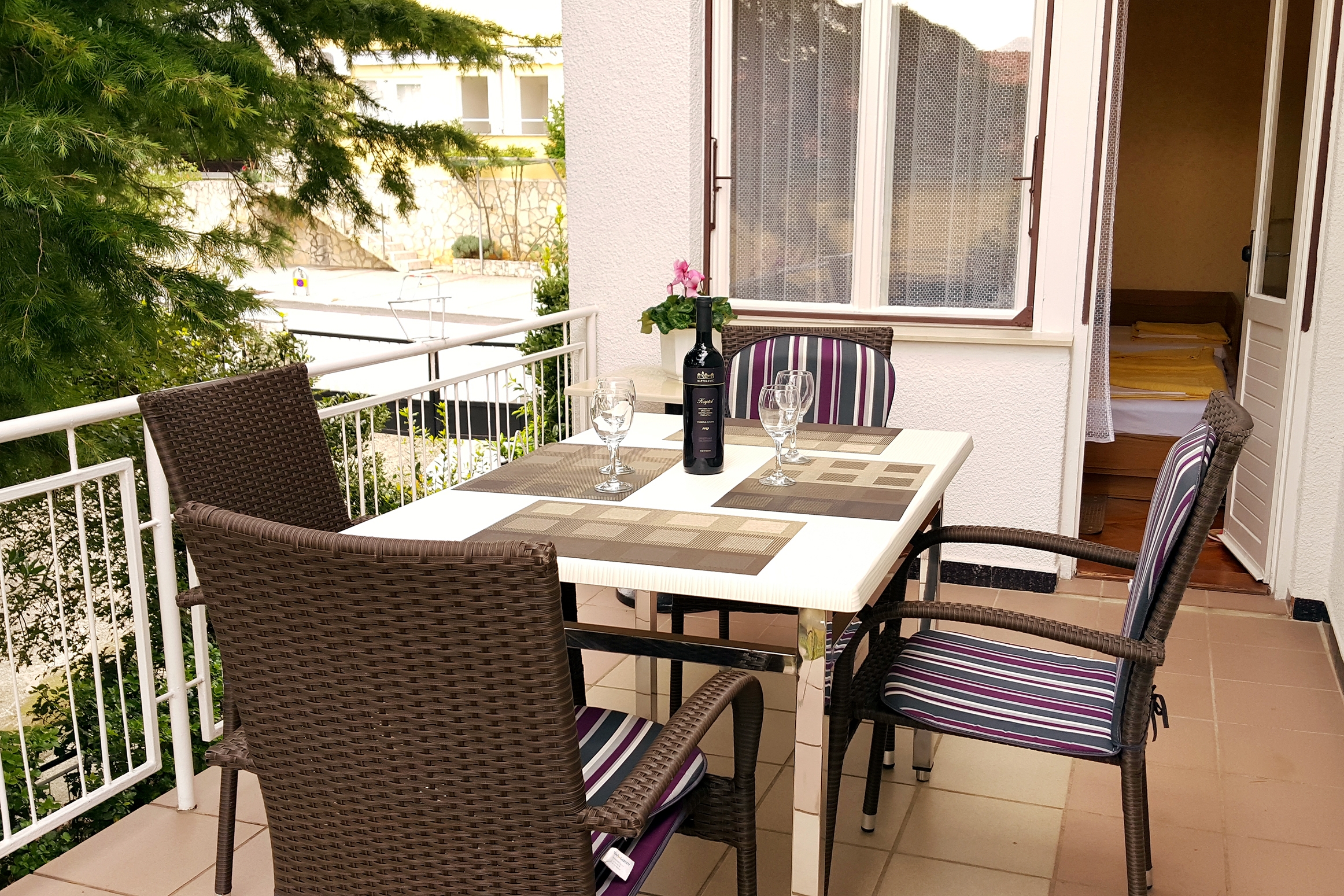 One bedroom apartment with terrace and sea view Dramalj, Crikvenica  A-b