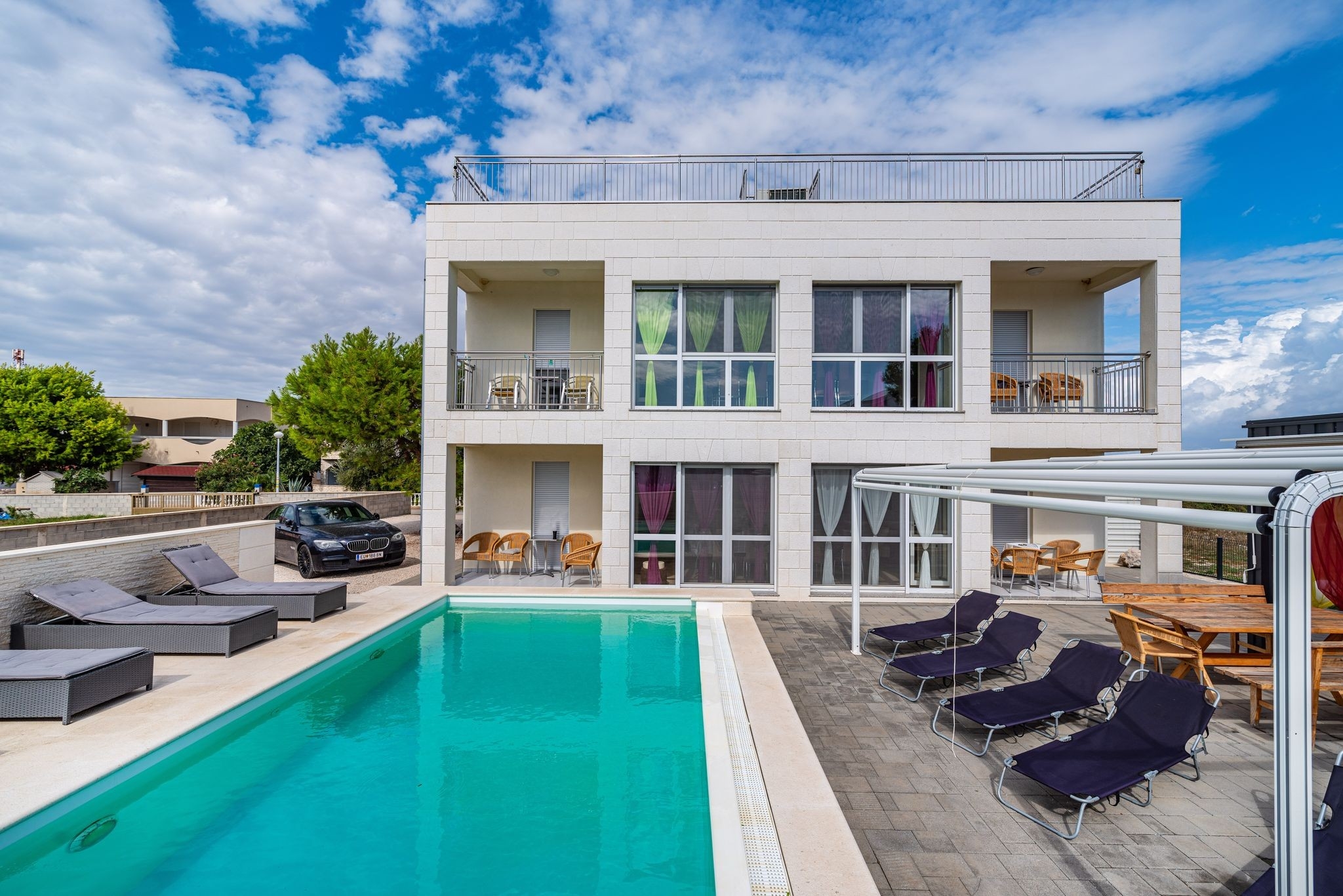 One bedroom apartment with terrace Vir (A-23976-a)