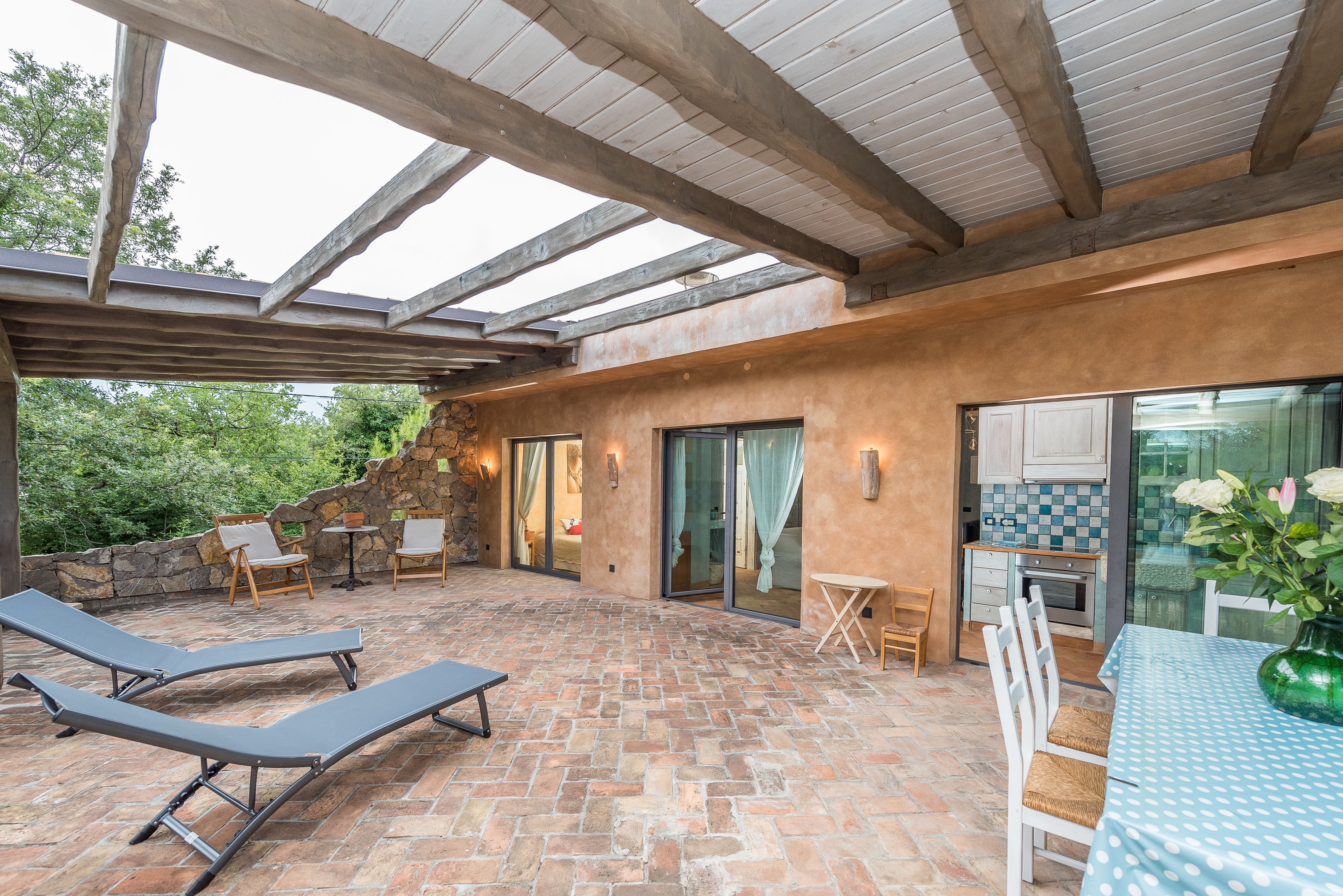Four bedroom house with terrace and sea view Čižići, Krk  K