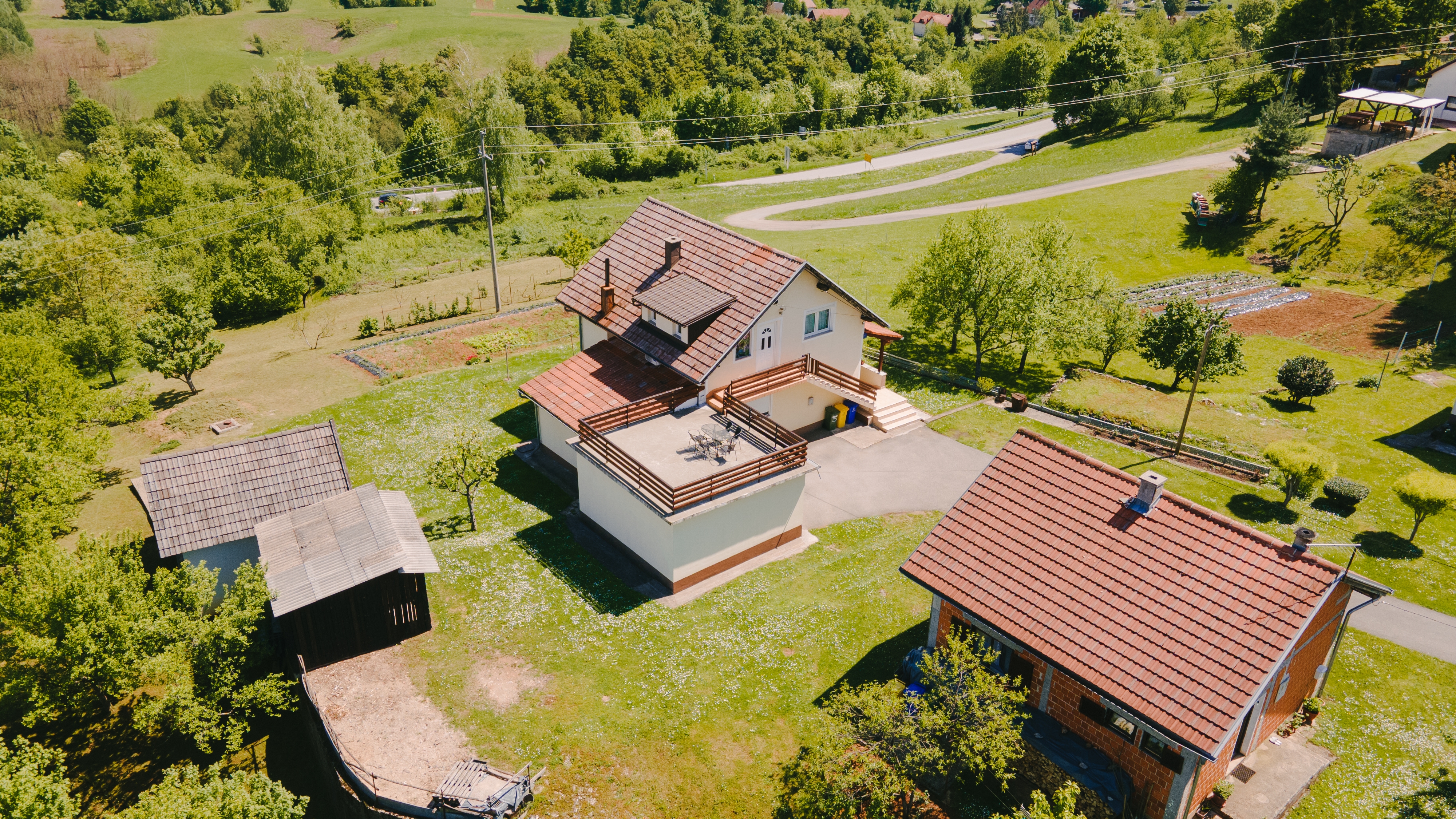 Two bedroom apartment with terrace Seliste Dreznicko, Plitvice (A-23993-a)