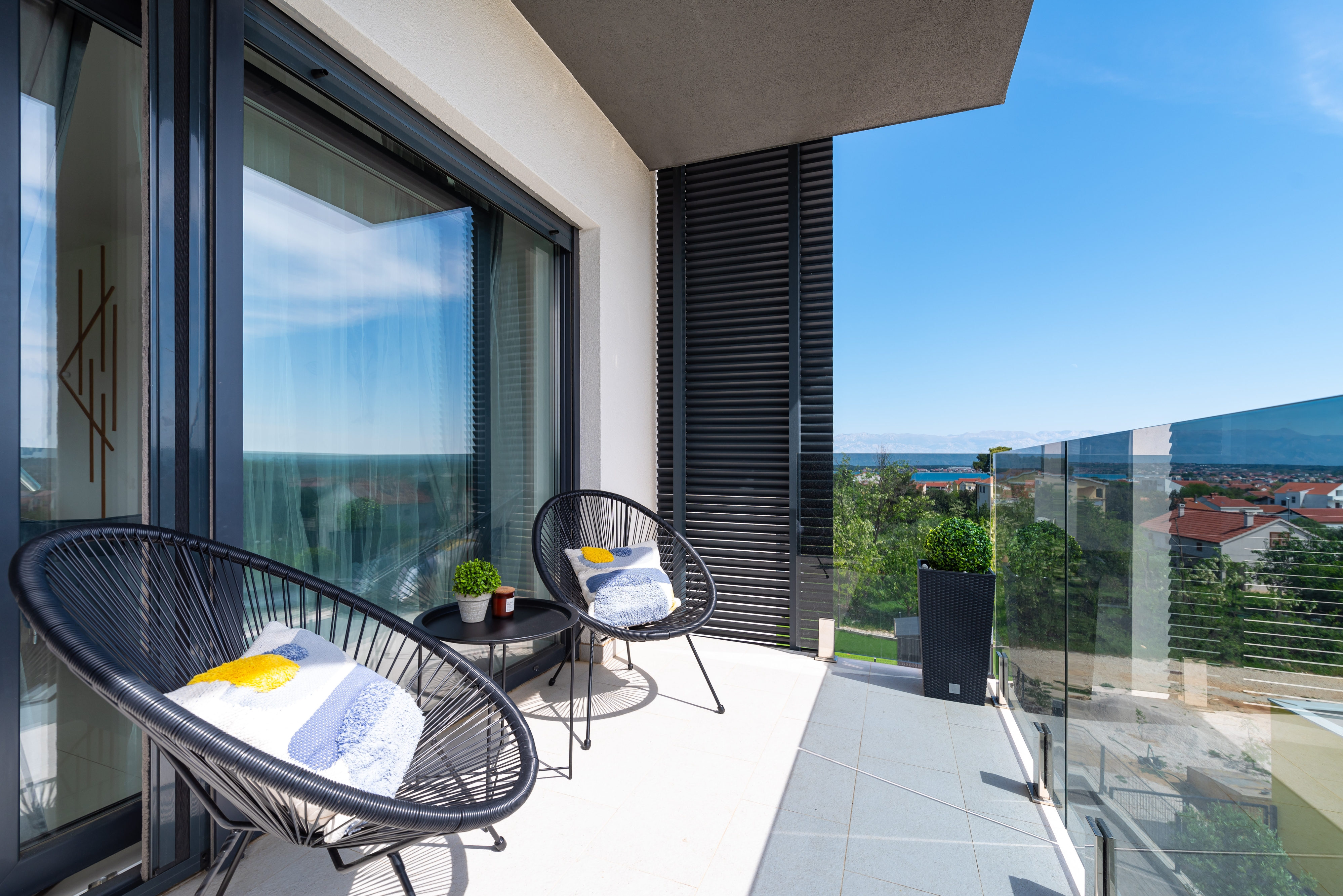 Two bedroom apartment with terrace and sea view Nin, Zadar  A-a