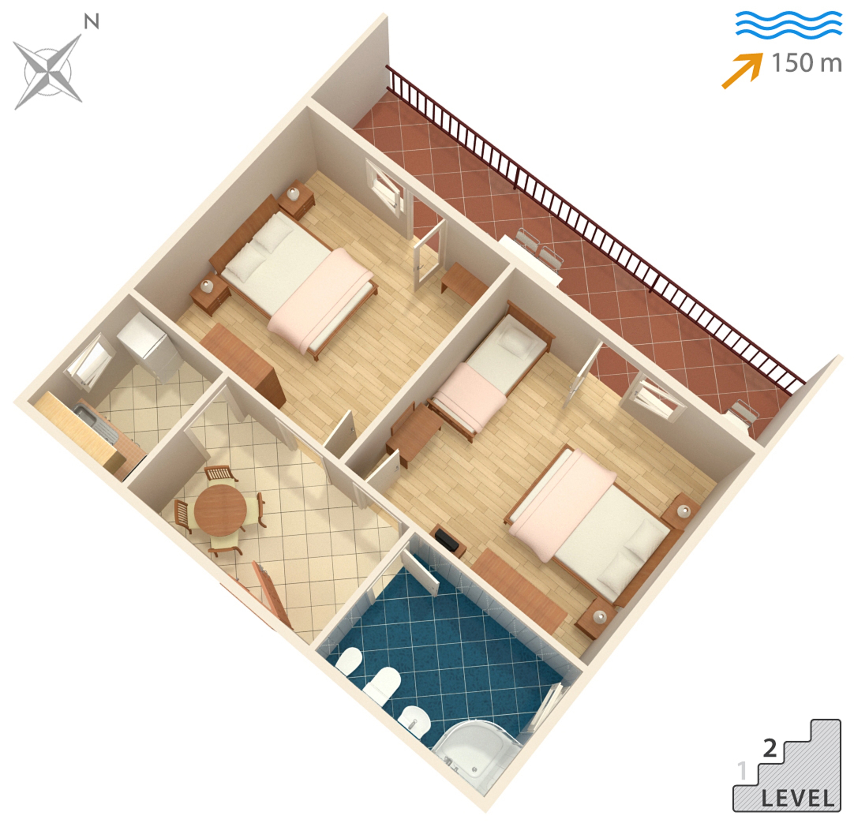 Four bedroom house with terrace Okrug Donji, Čiovo  K