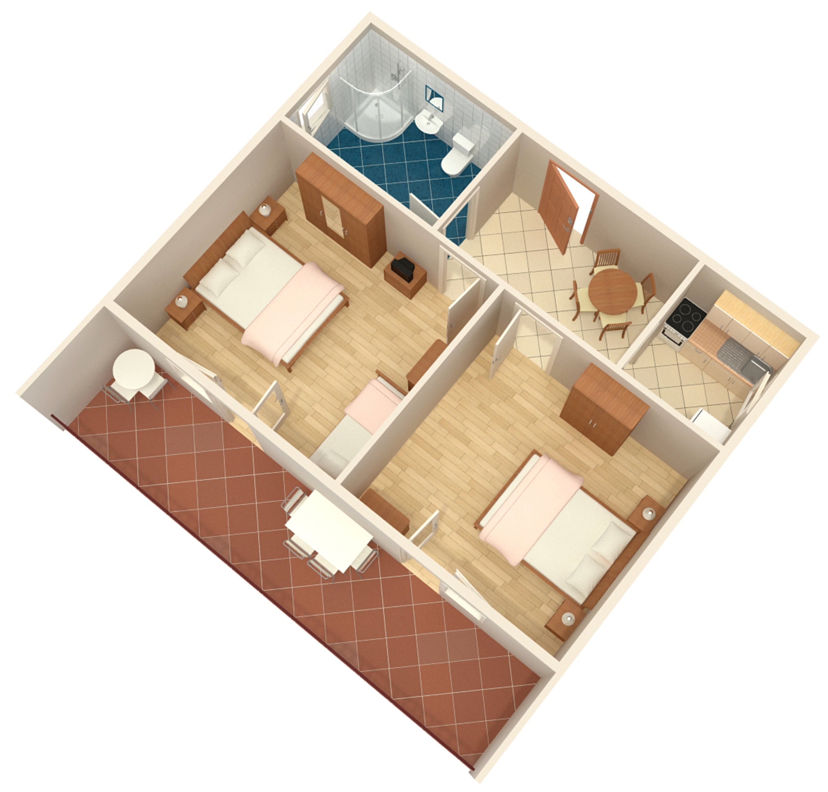 Four bedroom house with terrace Okrug Donji, Čiovo  K