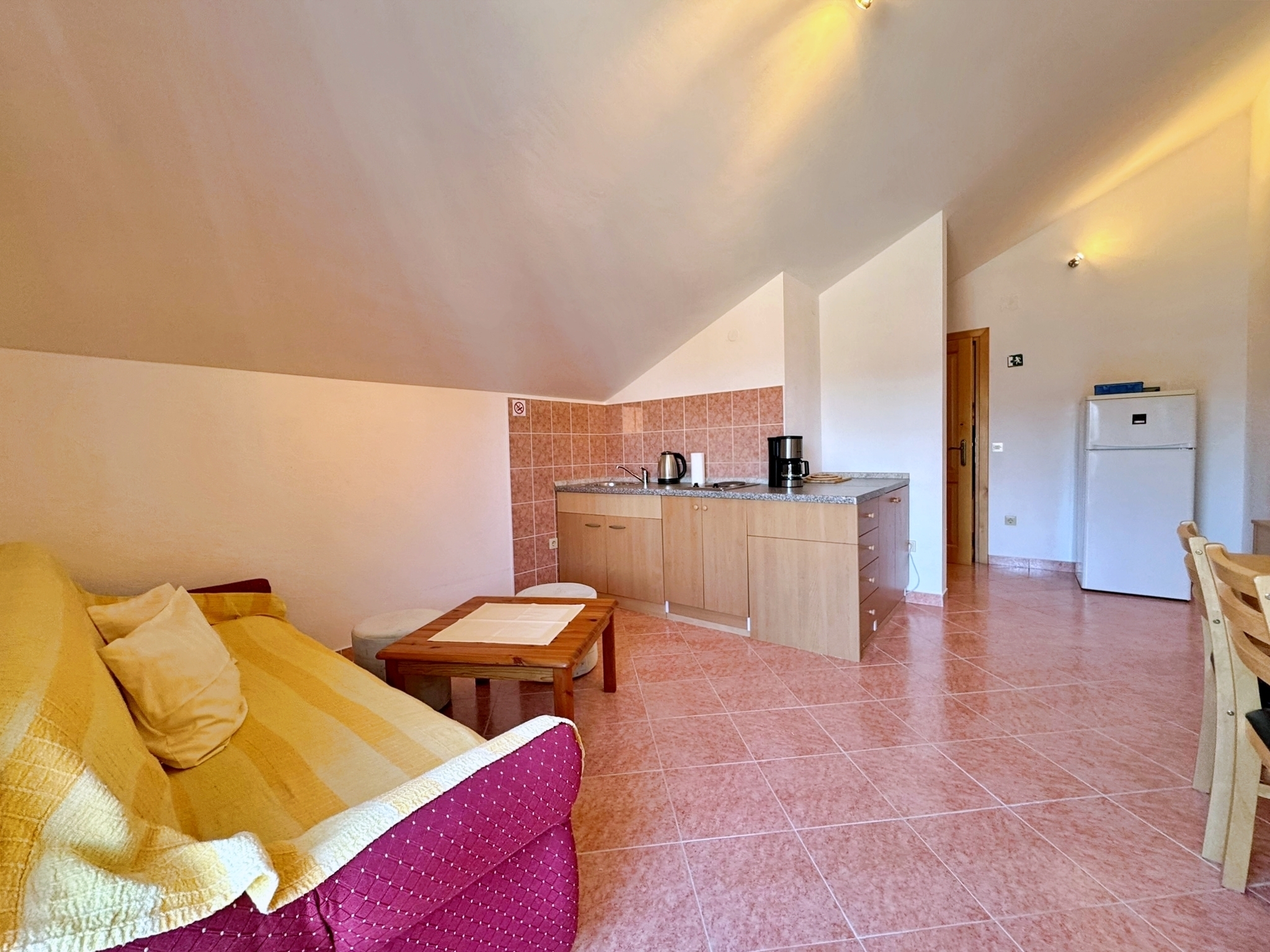 Two bedroom apartment with balcony Soline, Krk  A-a