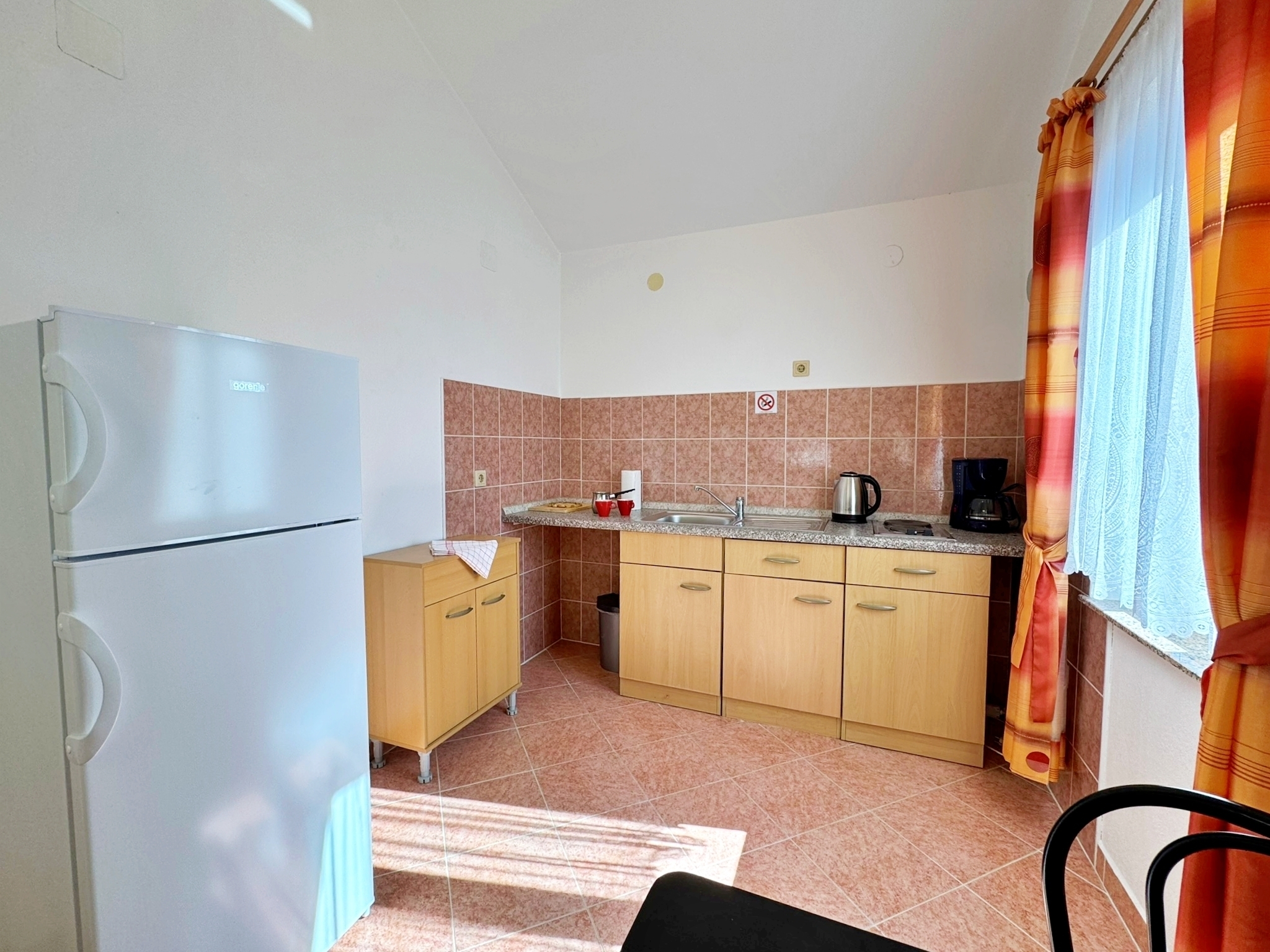 Studio flat with balcony Soline, Krk  AS-a