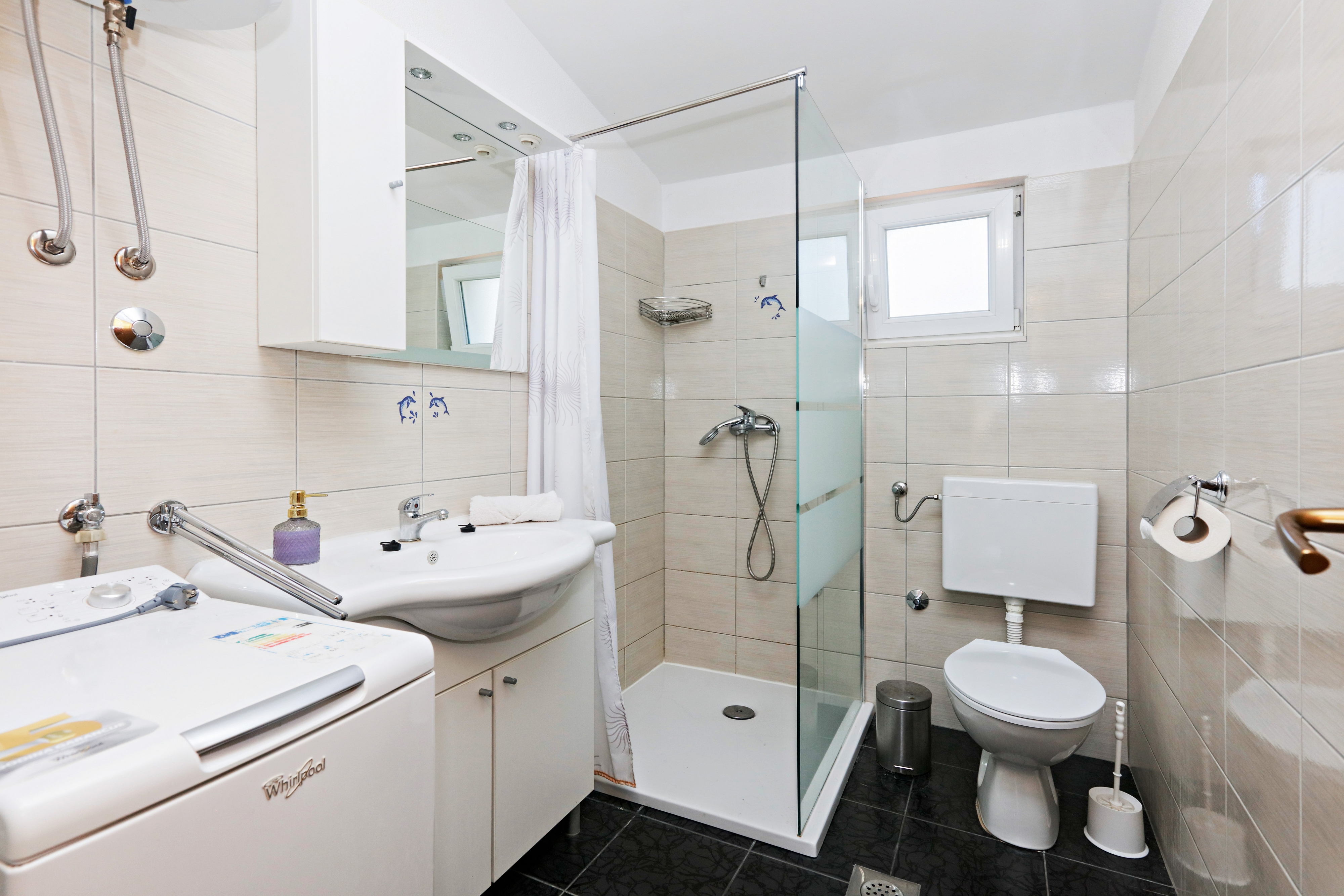 Two bedroom apartment with balcony and sea view Grebaštica, Šibenik  A-a