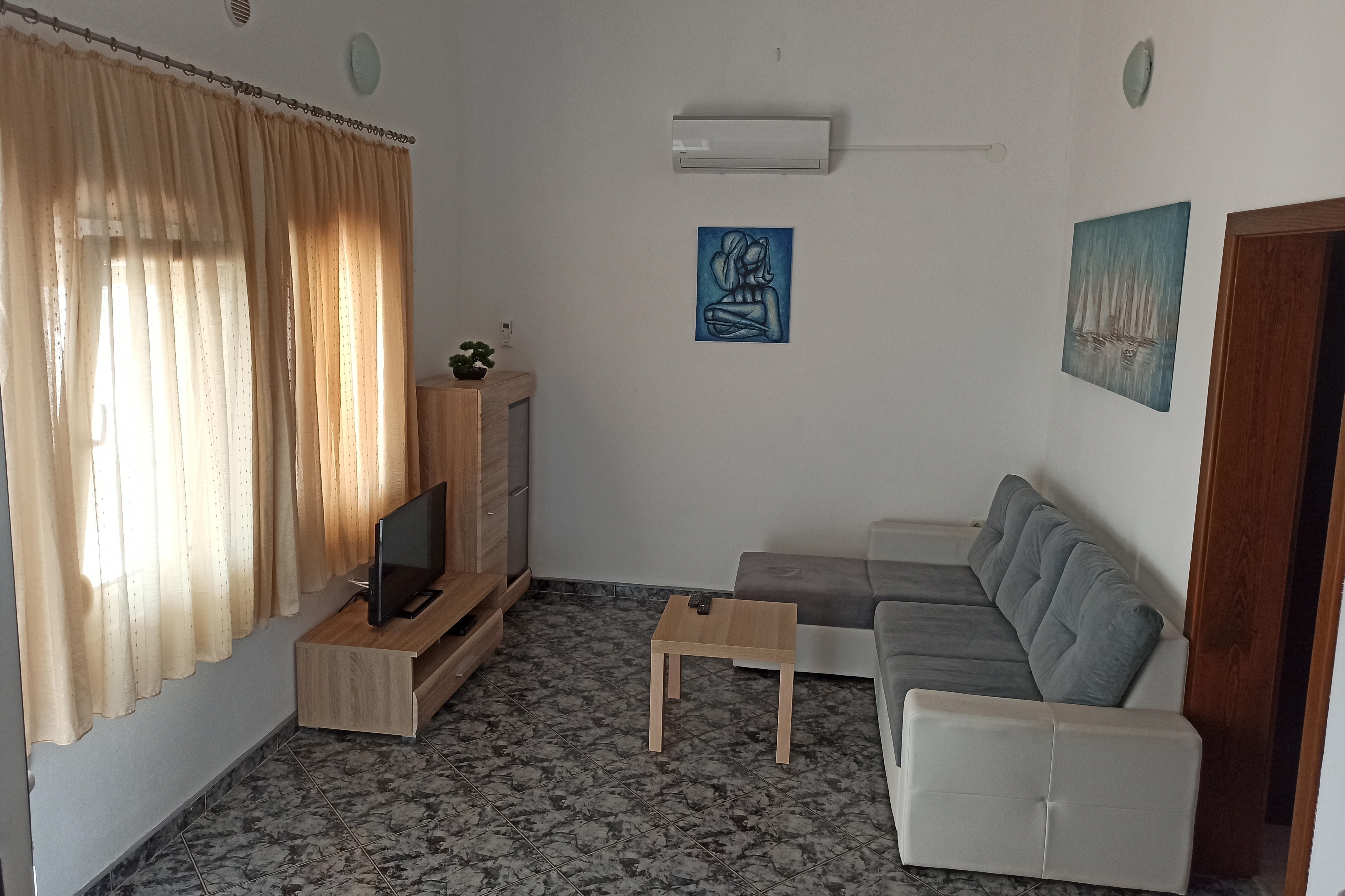 Two bedroom apartment with terrace Vir (A-24066-a)