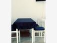 Rukavac, Sala da pranzo nell'alloggi del tipo apartment, condizionatore disponibile e WiFi.