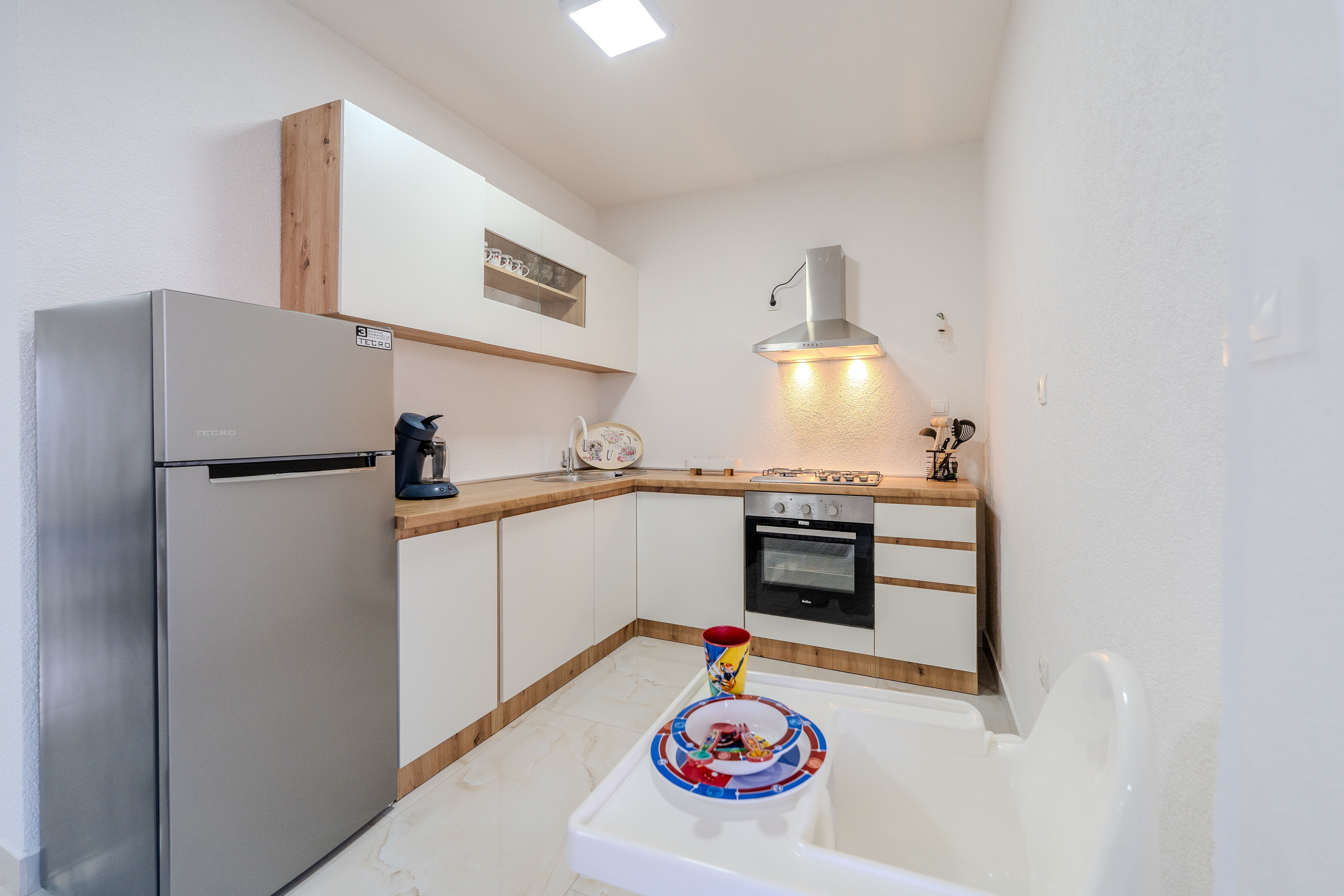 Two bedroom apartment with terrace and sea view Vir  A-a