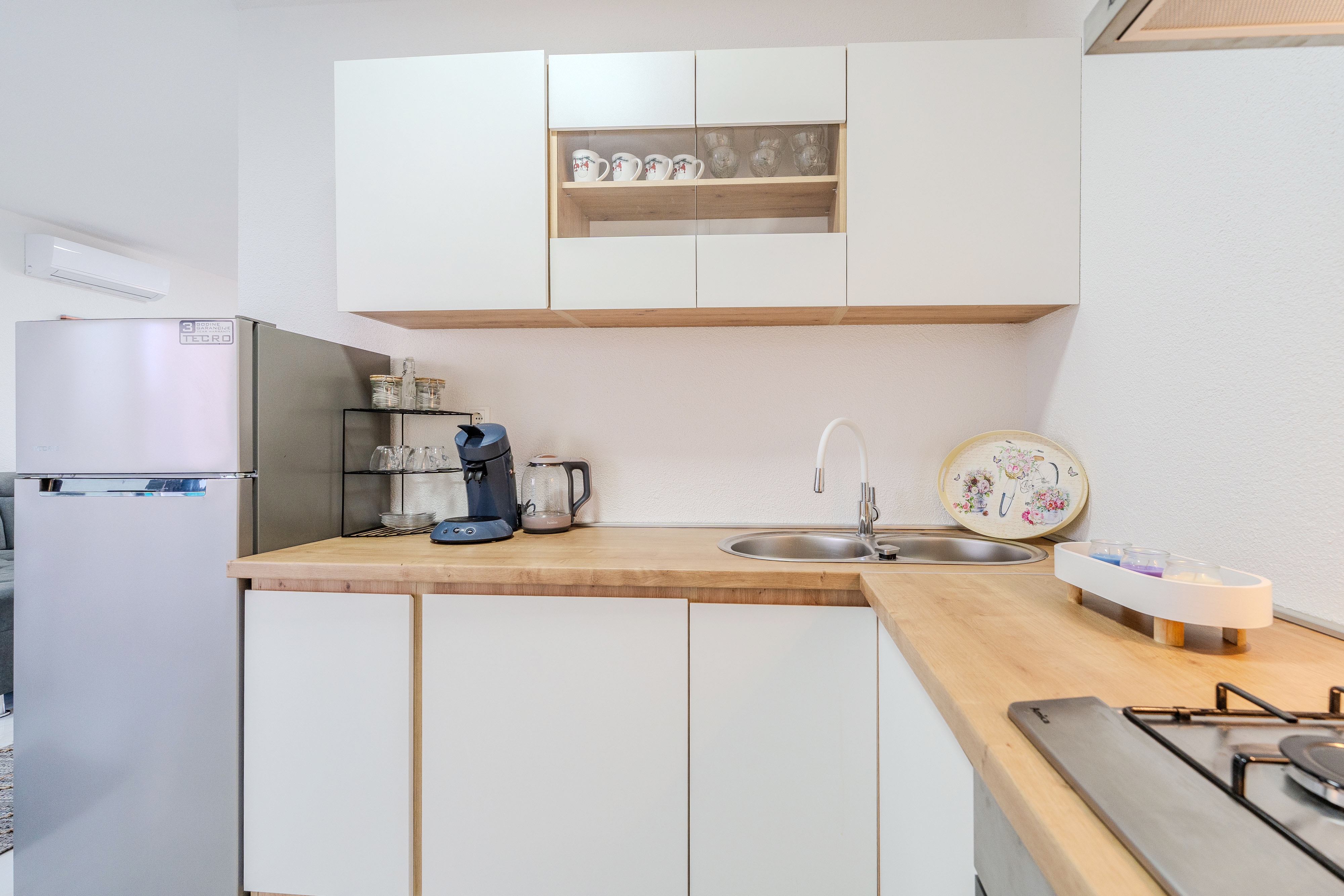 Two bedroom apartment with terrace and sea view Vir  A-a