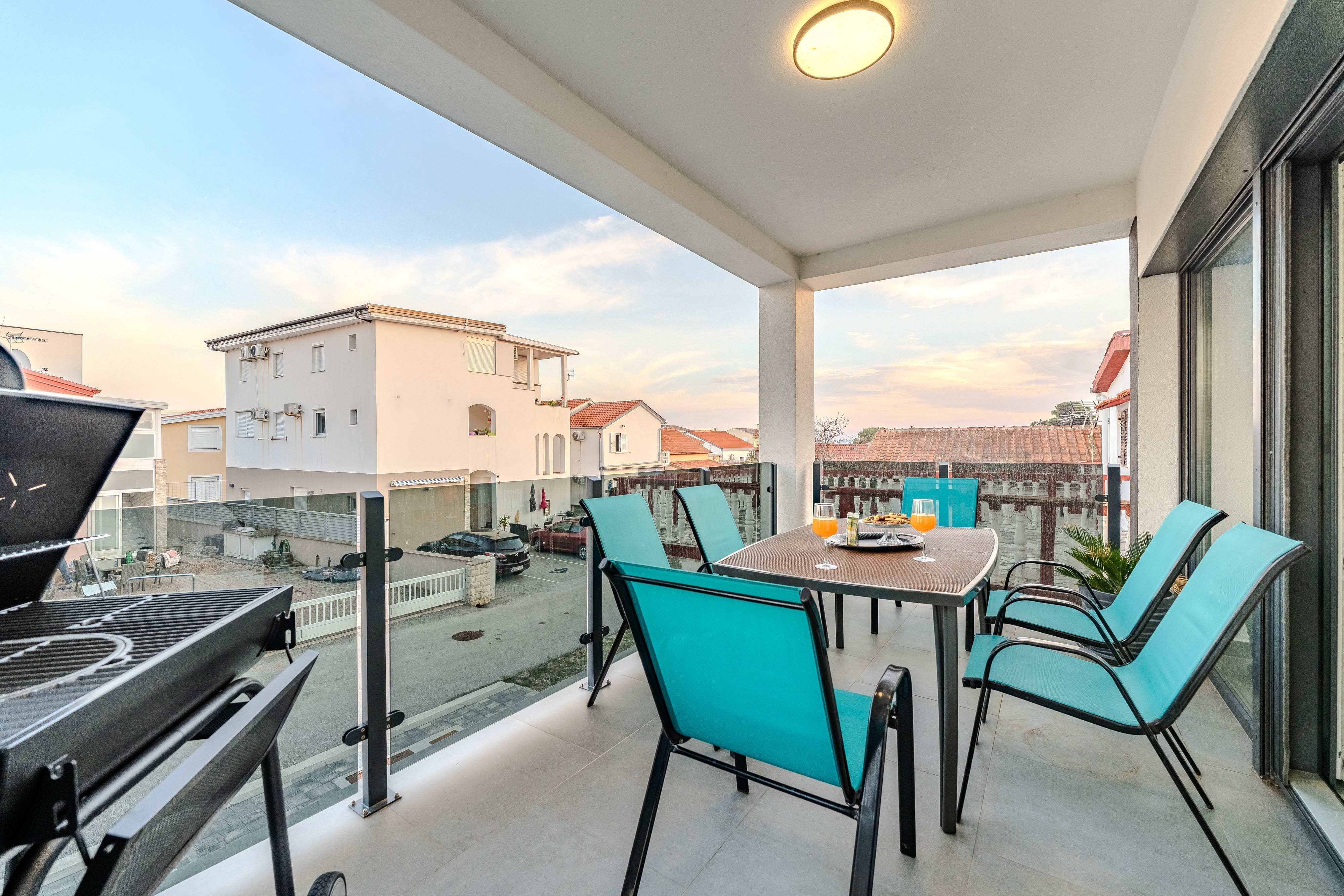 Two bedroom apartment with terrace and sea view Vir  A-a