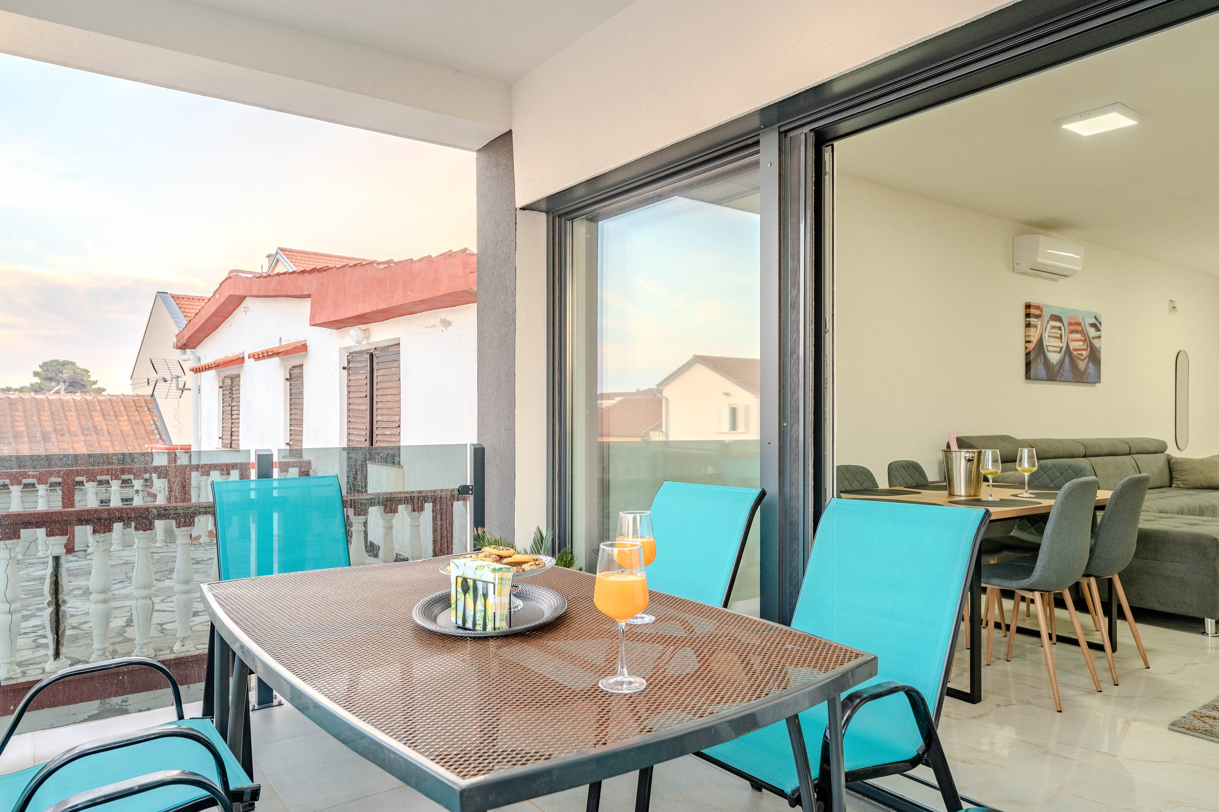 Two bedroom apartment with terrace and sea view Vir  A-a