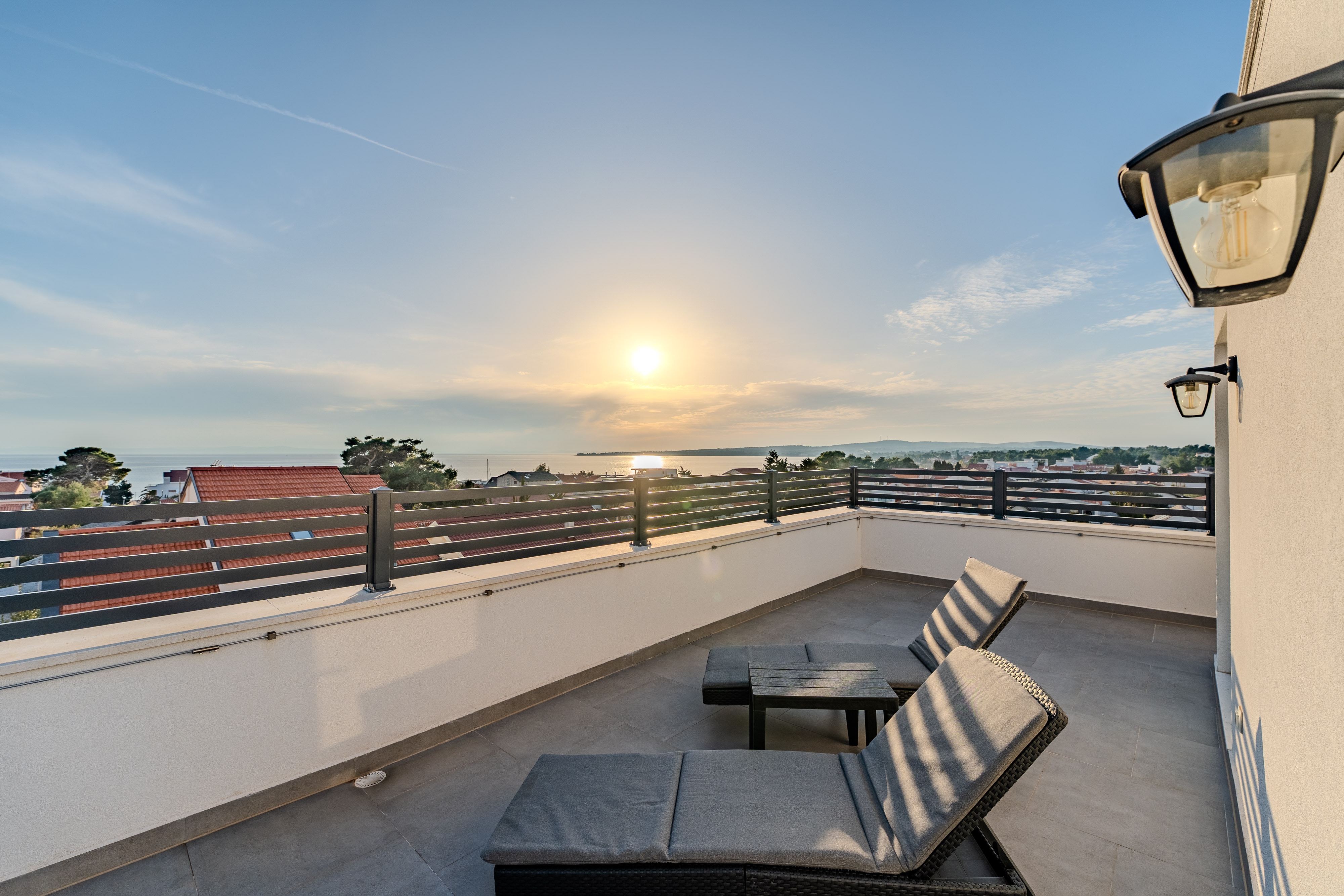 Two bedroom apartment with terrace and sea view Vir  A-a