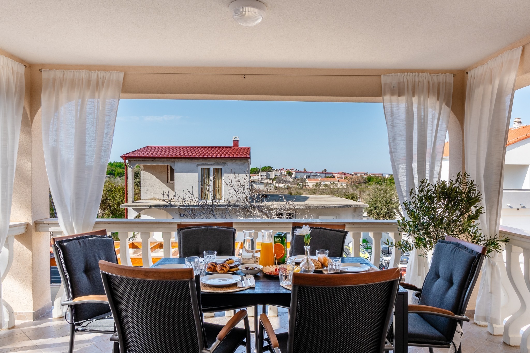 Two bedroom apartment with terrace Vir  A-b