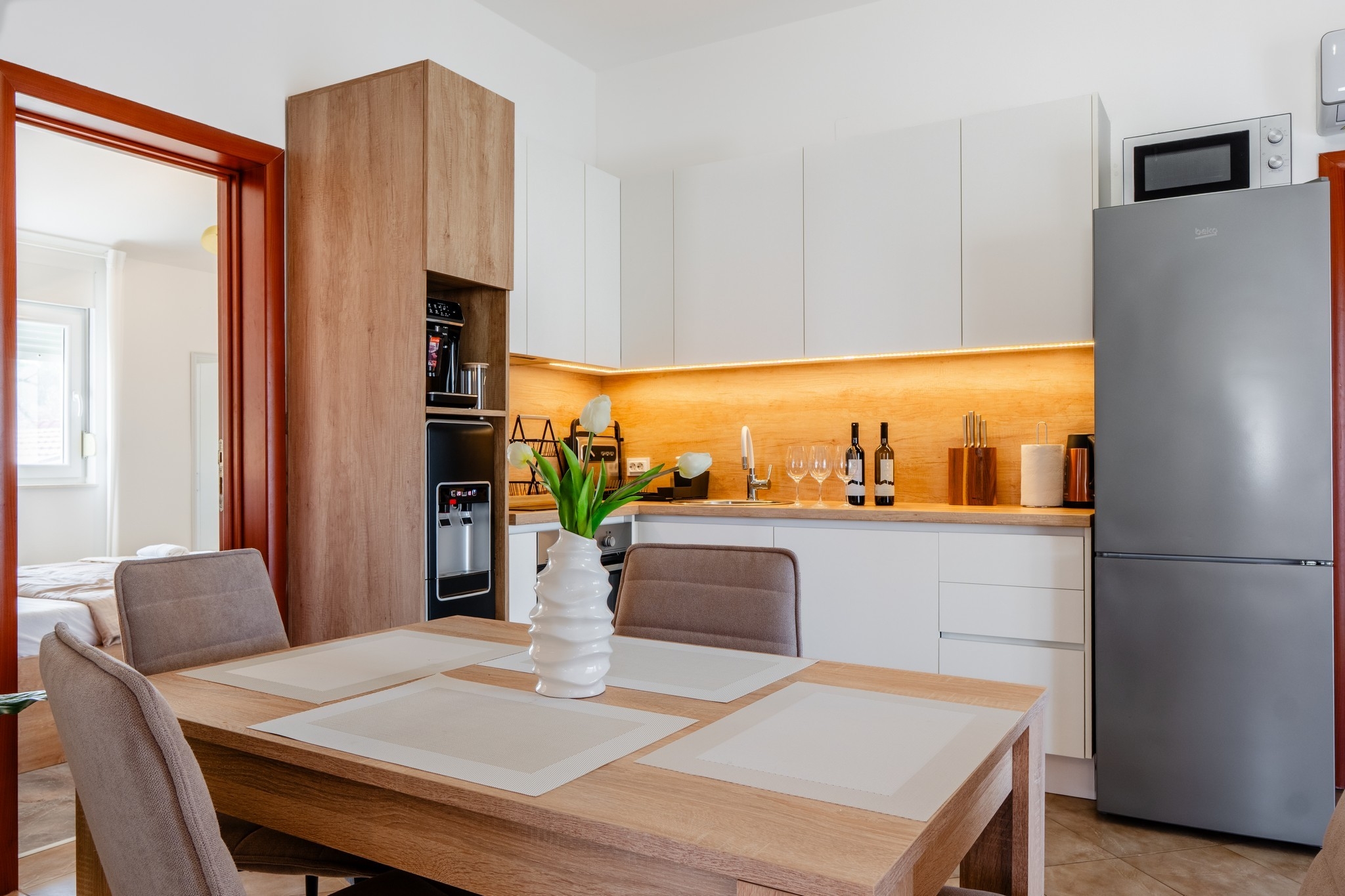 Two bedroom apartment with terrace Vir  A-c