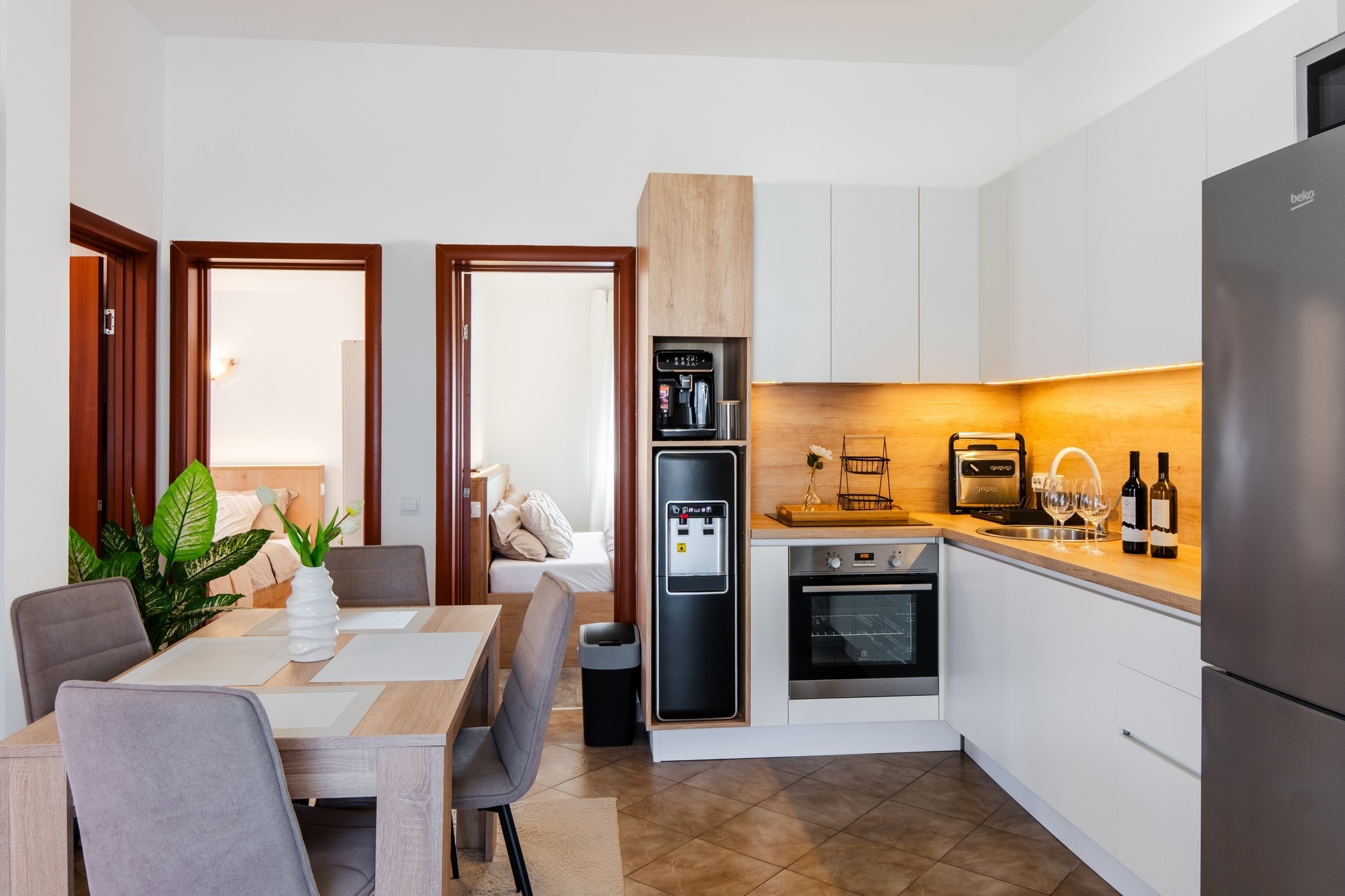 Two bedroom apartment with terrace Vir  A-c