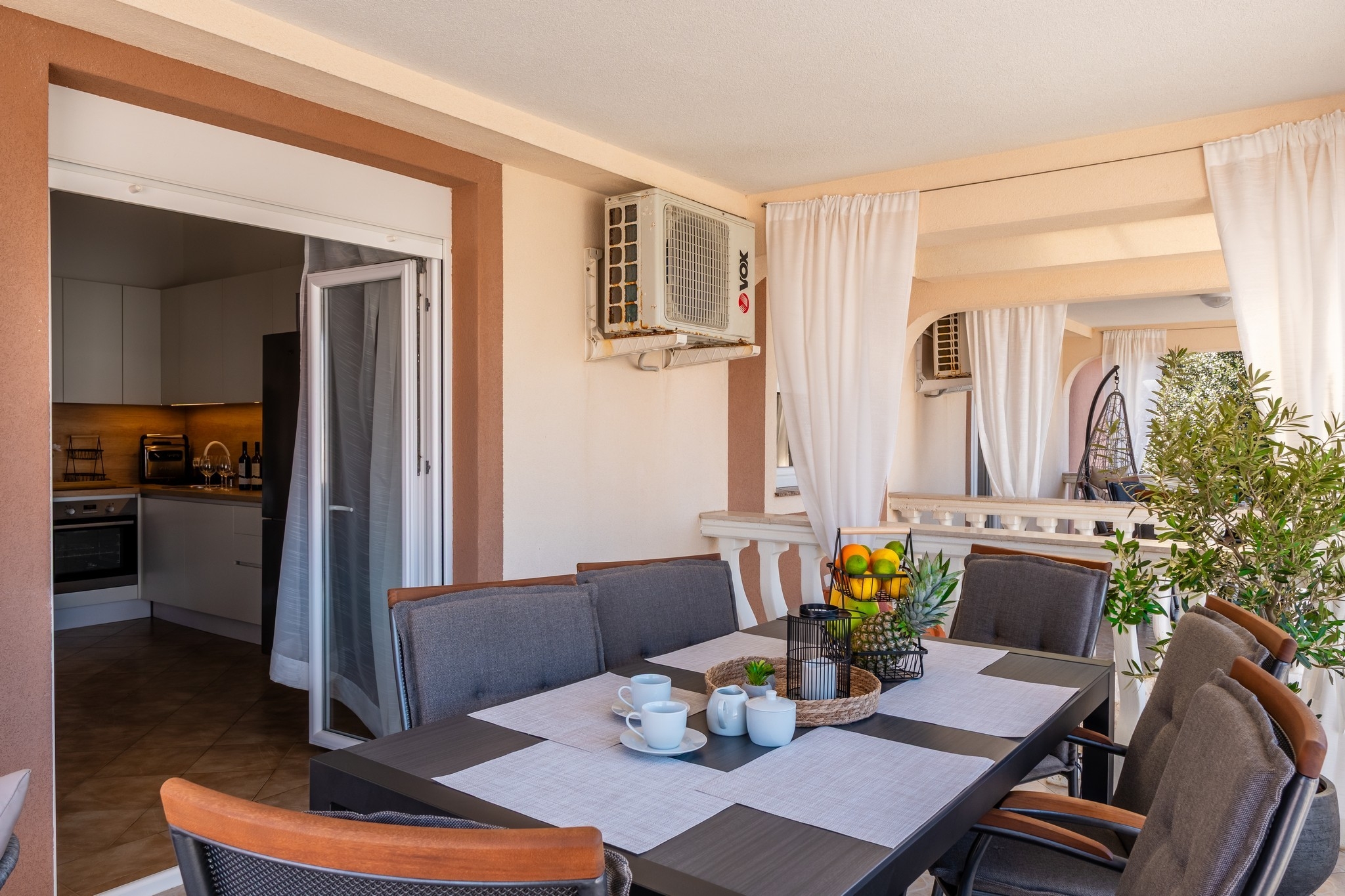 Two bedroom apartment with terrace Vir  A-c