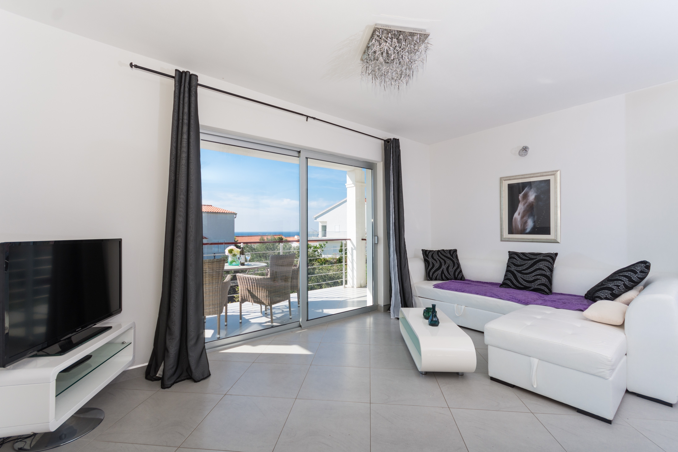 Two bedroom apartment with terrace and sea view Tribunj, Vodice (A-24102-a) Two bedroom apartment with terrace and sea view Tribunj, Vodice (A-24102-a)