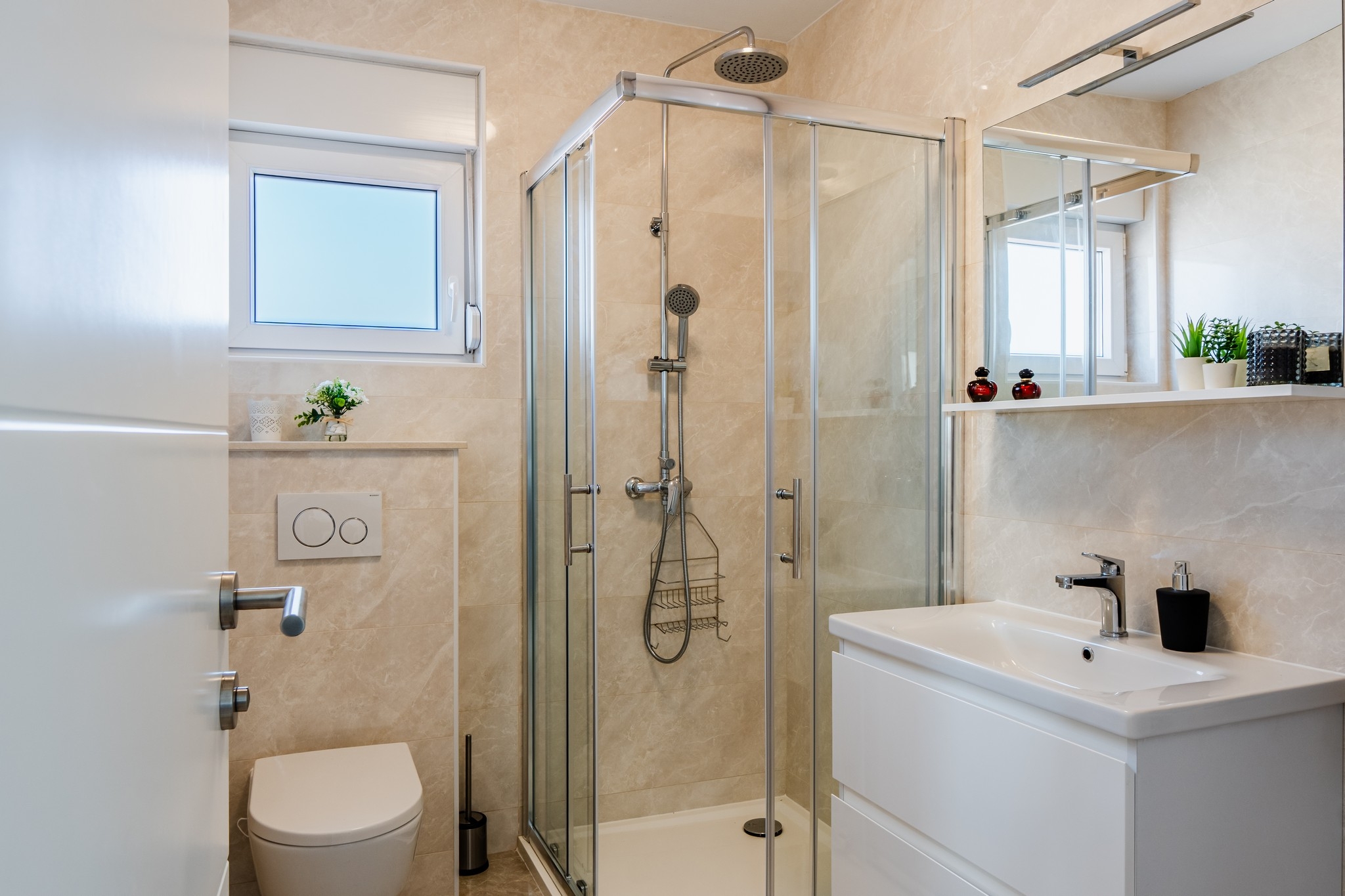 Two bedroom apartment with terrace and sea view Vir  A-b