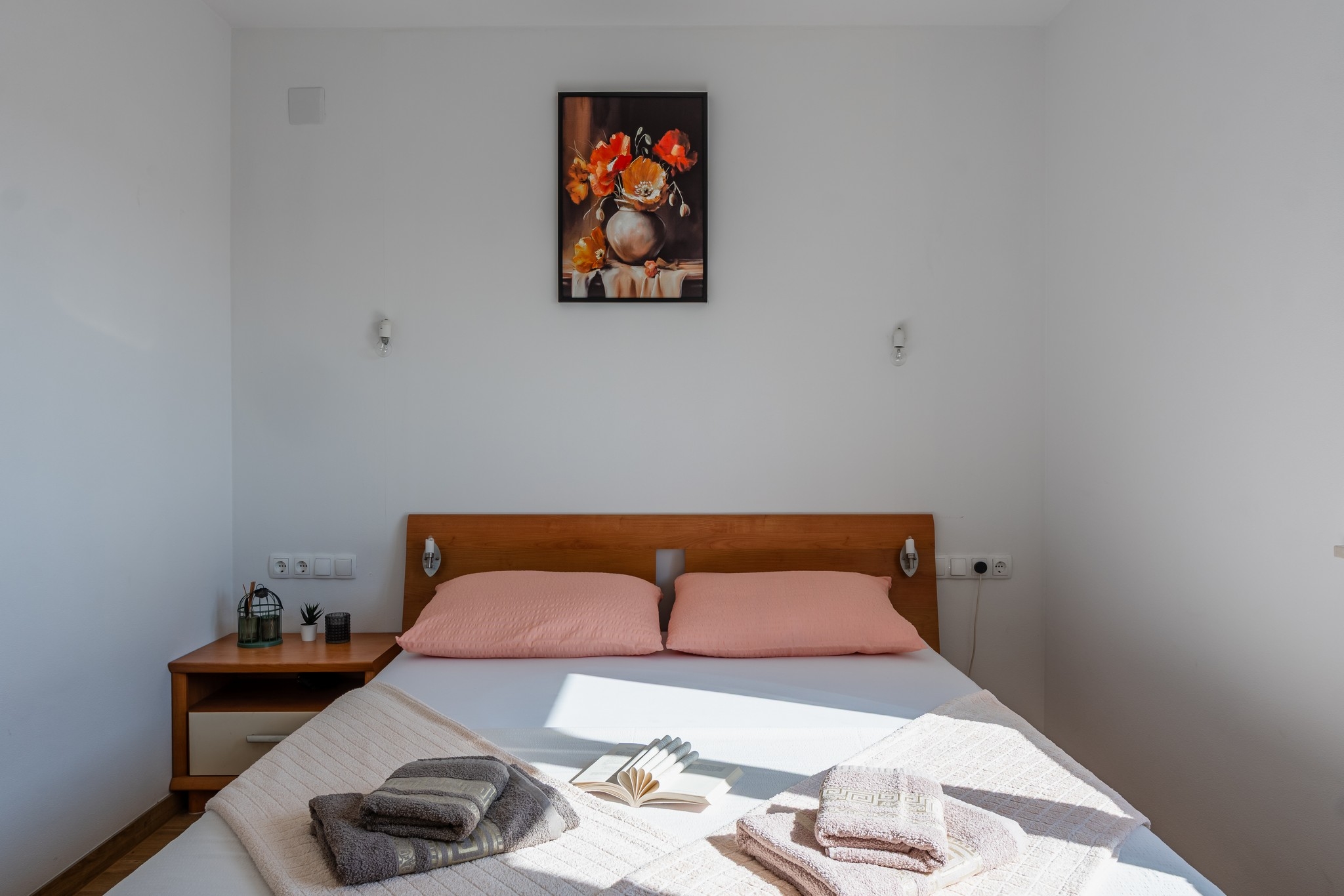 Two bedroom apartment with terrace and sea view Vir  A-b