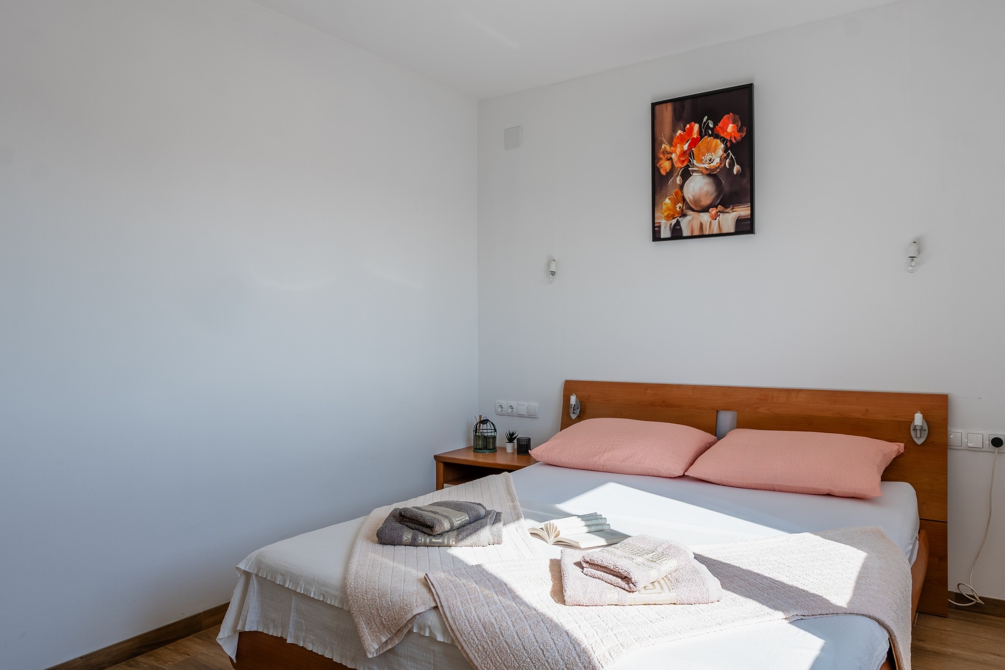 Two bedroom apartment with terrace and sea view Vir  A-b