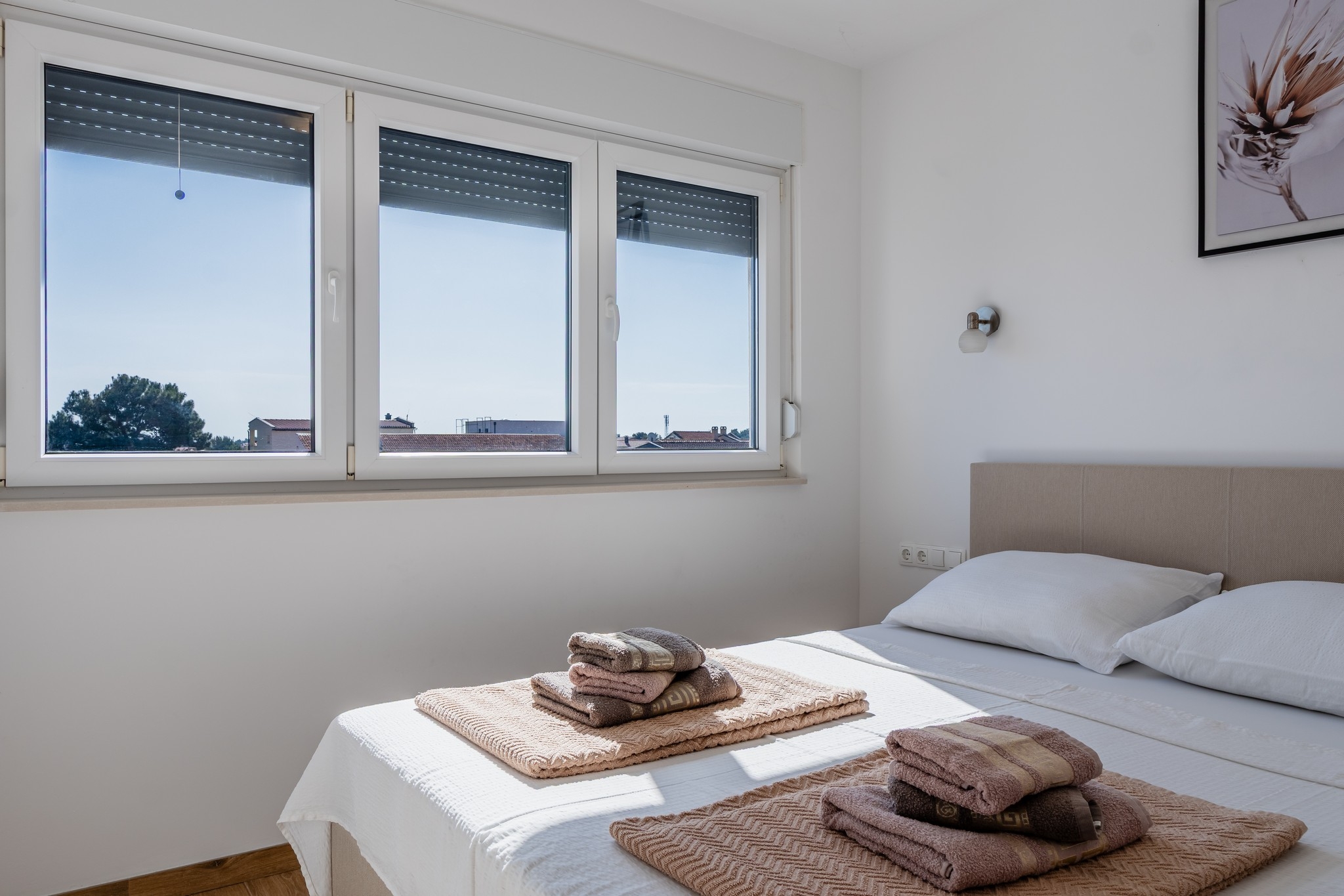 Two bedroom apartment with terrace and sea view Vir  A-b