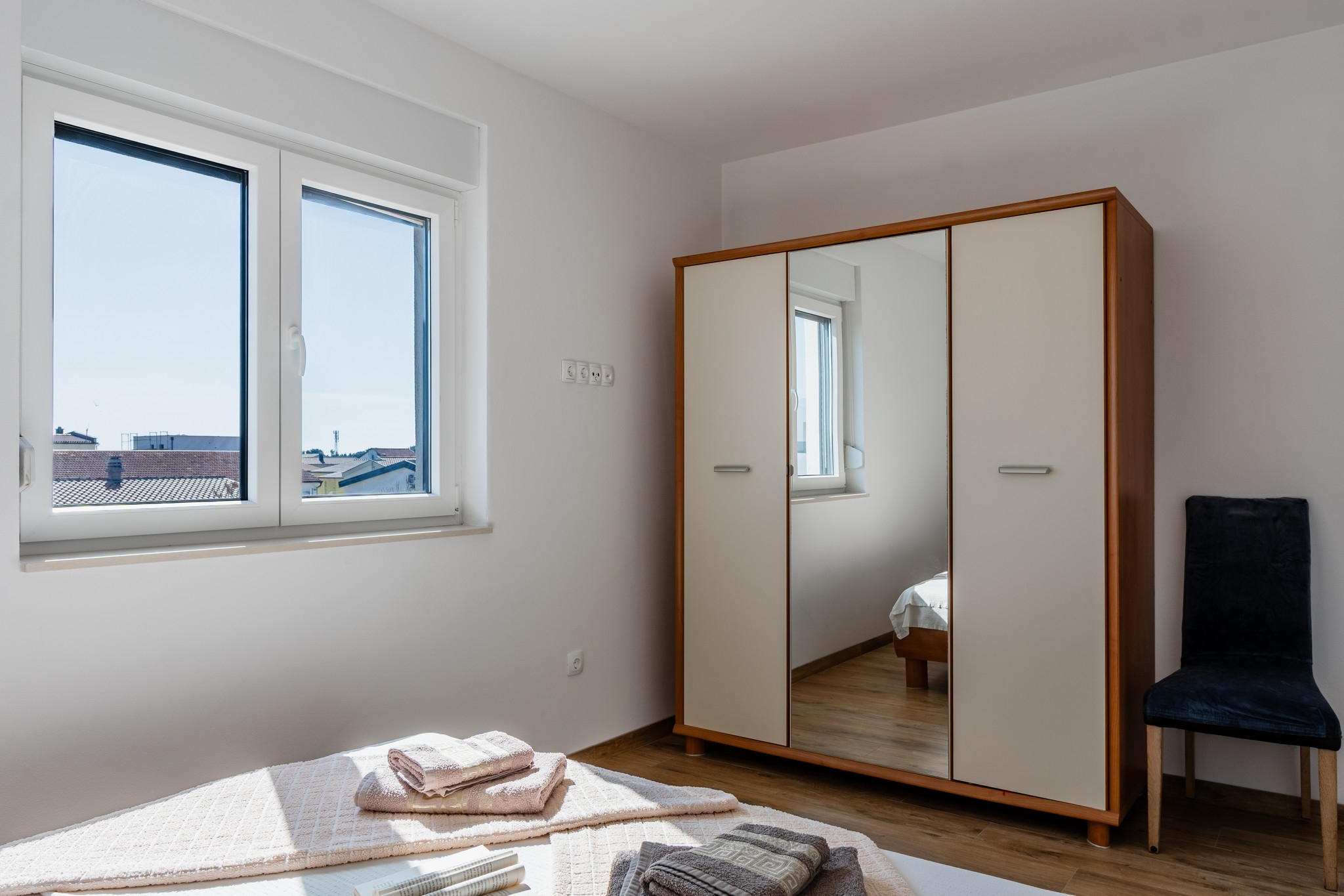 Two bedroom apartment with terrace and sea view Vir  A-b