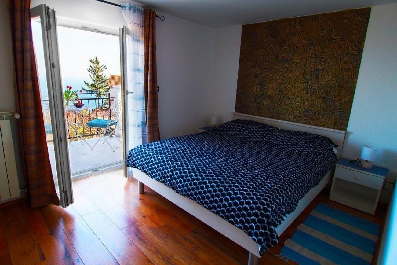 Four bedroom apartment with terrace and sea view Dobreć, Opatija  A-b