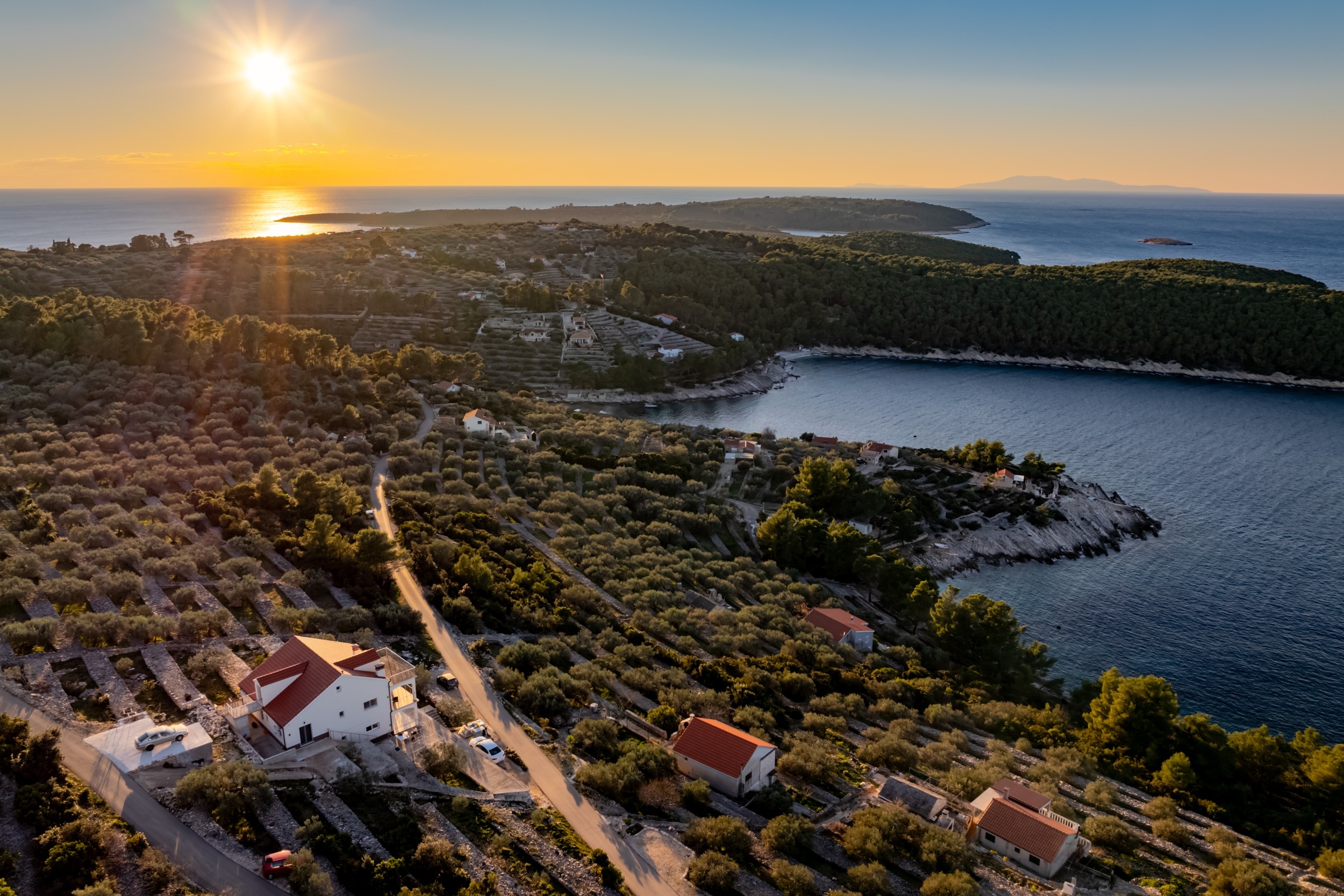 Štirisobna hiša S teraso in pogledom na morje Zaliv Tankaraca, Korčula  K