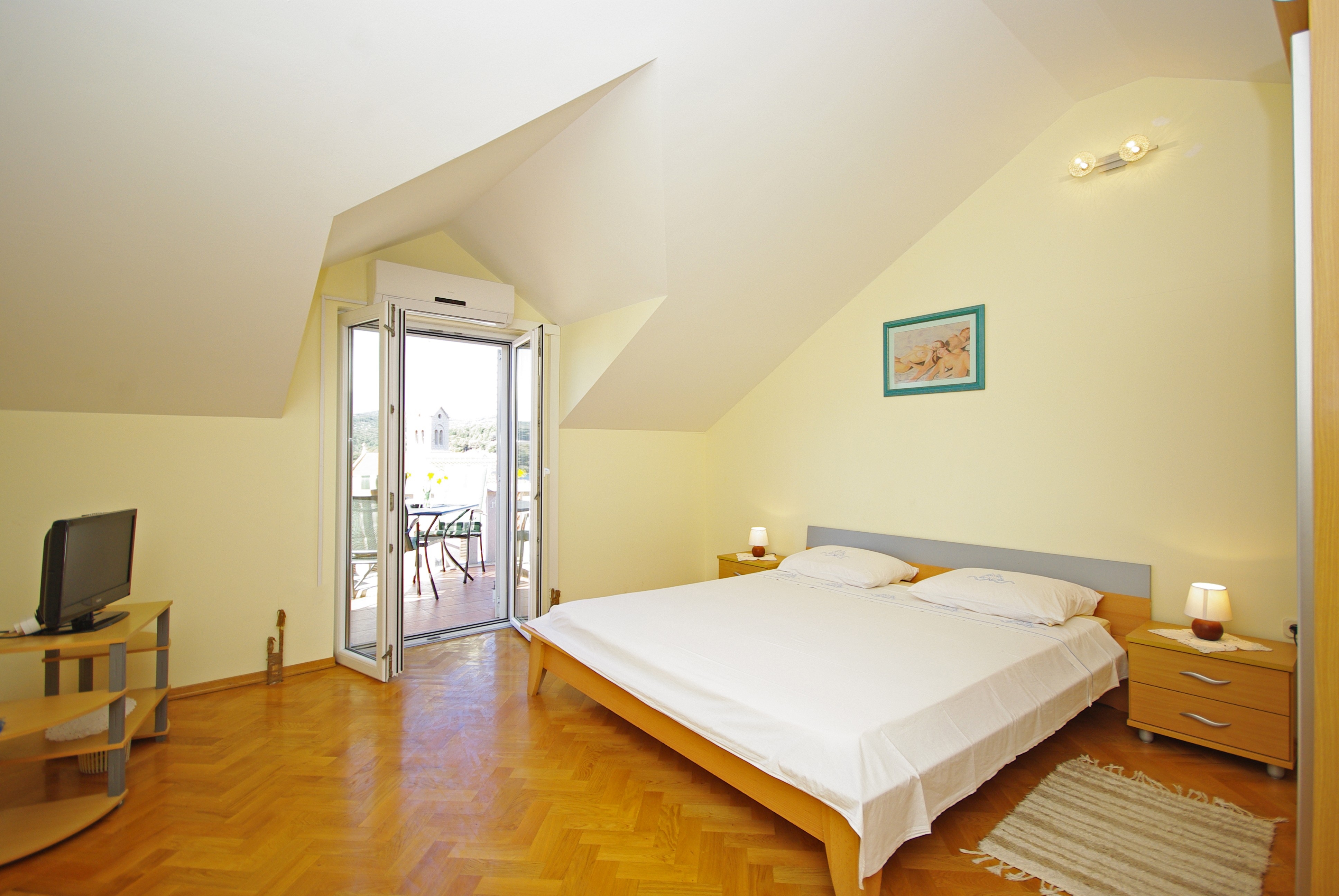 Studio flat with terrace and sea view Sumartin, Brač  AS-a
