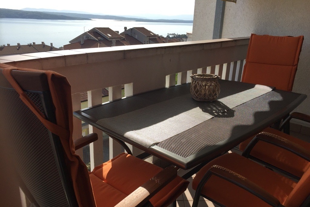 Studio flat with balcony and sea view Crikvenica  AS-a