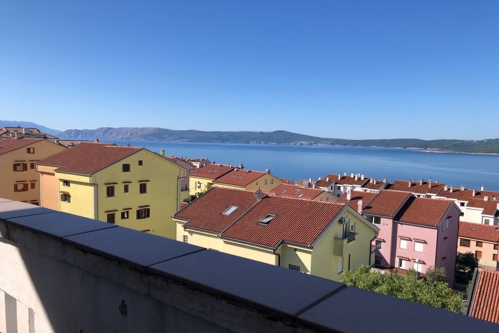 Studio flat with balcony and sea view Crikvenica  AS-a
