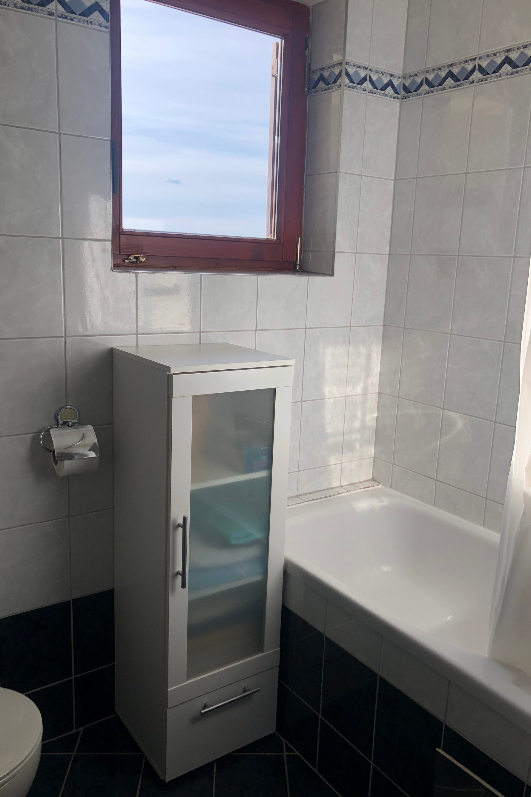 Studio flat with balcony and sea view Crikvenica  AS-a