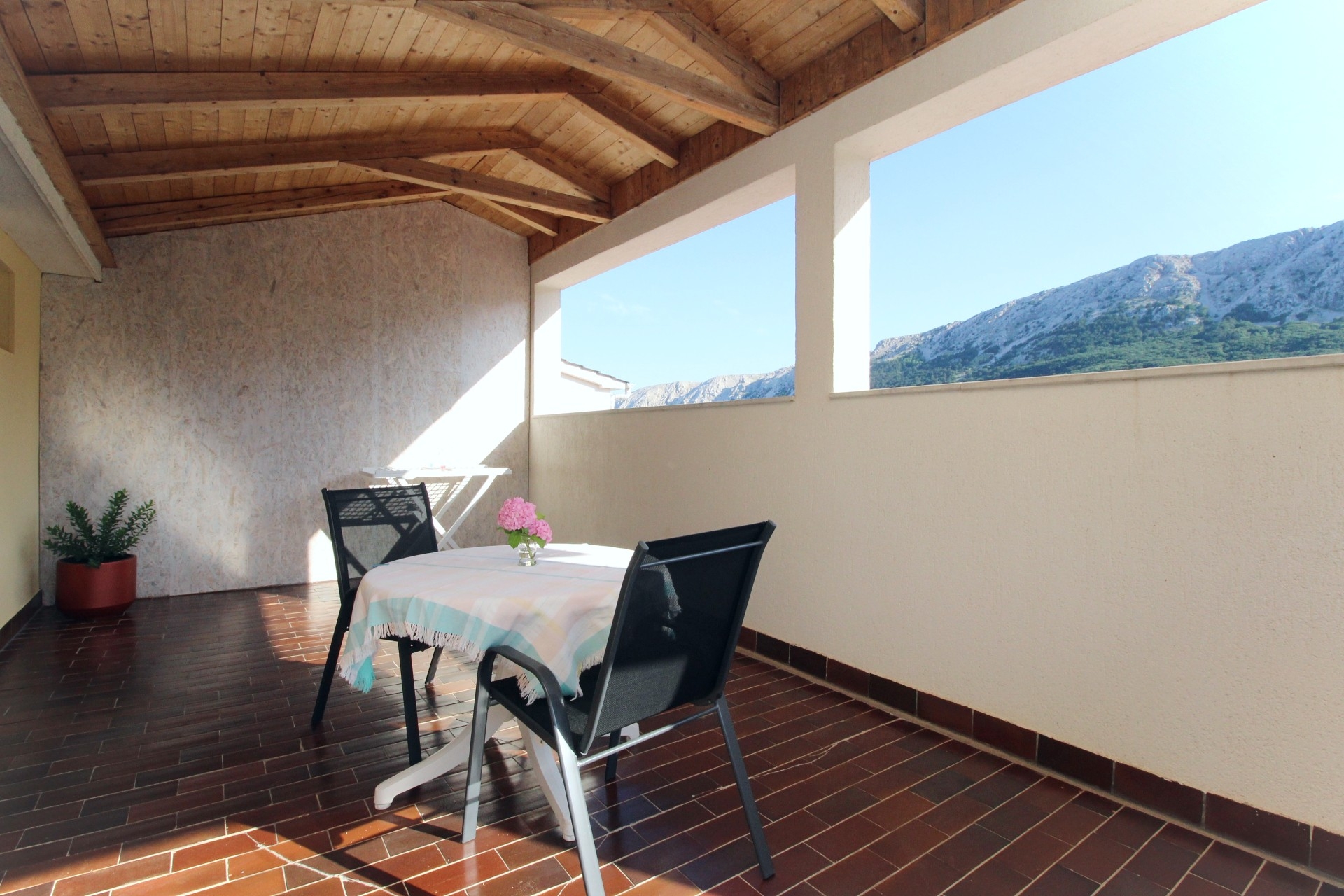 One bedroom apartment with terrace Jurandvor, Krk  A-b