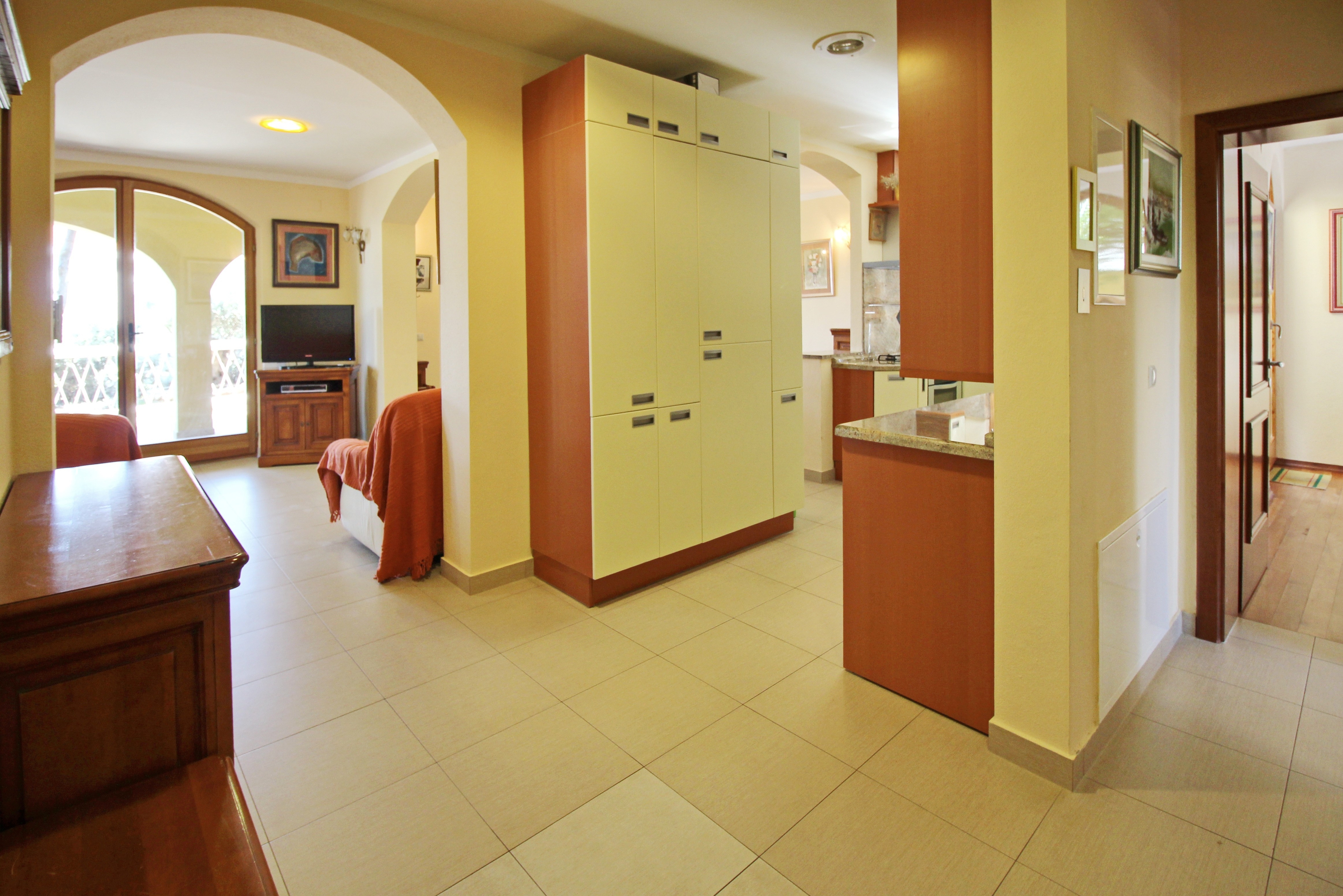 Three bedroom apartment with terrace Baška, Krk  A-a
