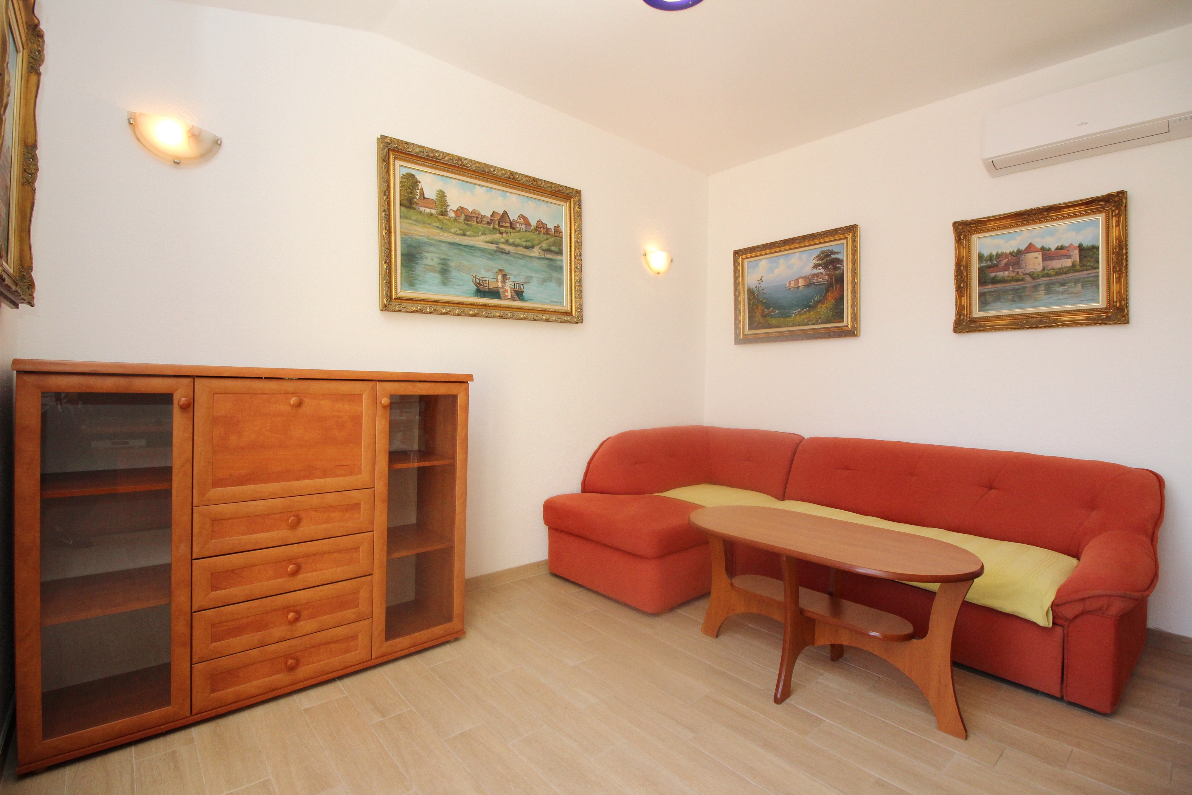 Two bedroom apartment with terrace and sea view Baška, Krk (A-24143-c)