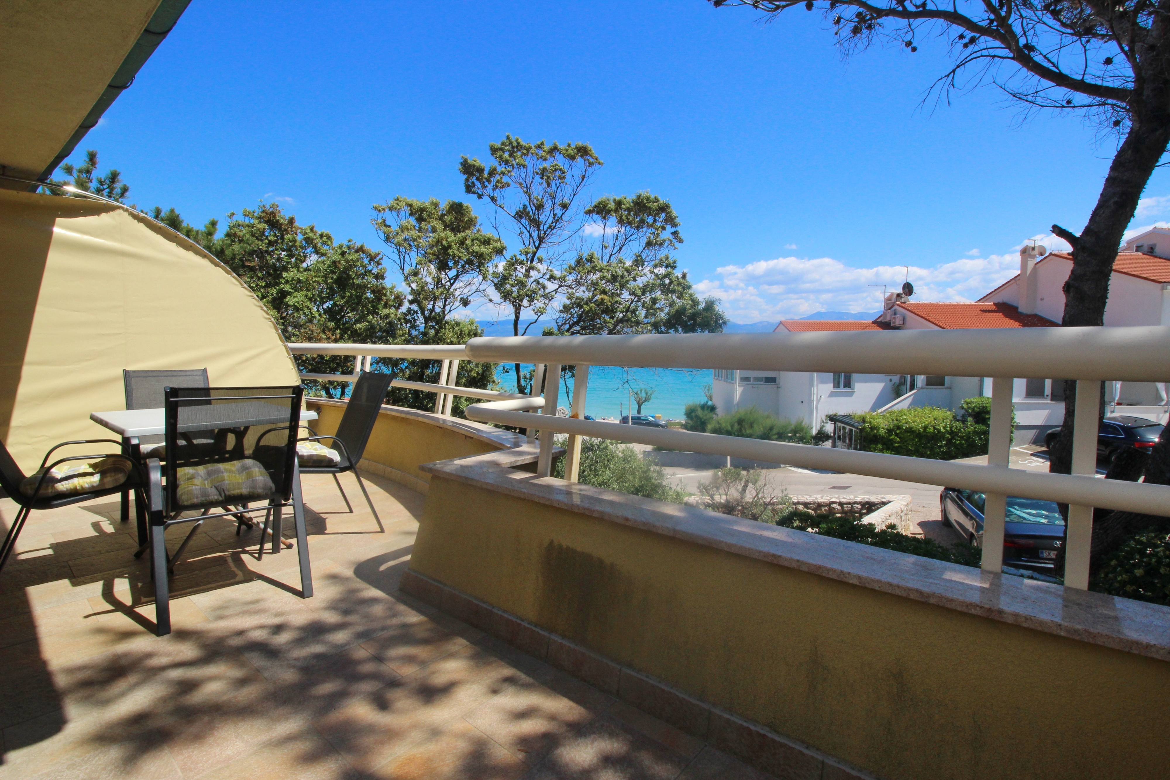 Two bedroom apartment with terrace and sea view Baška, Krk (A-24143-c) Two bedroom apartment with terrace and sea view Baška, Krk (A-24143-c)