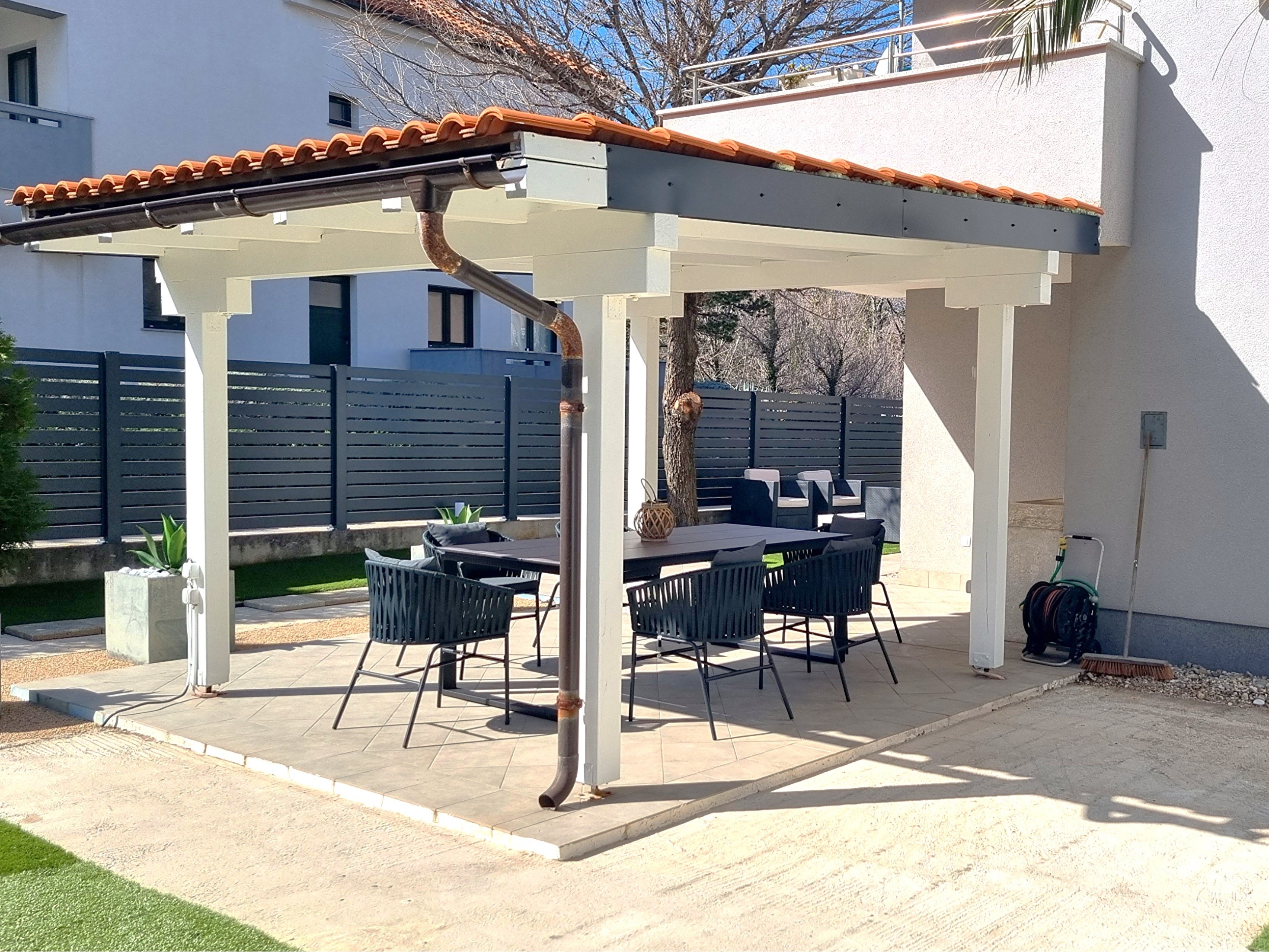 Three bedroom apartment with terrace Baška, Krk  A-a