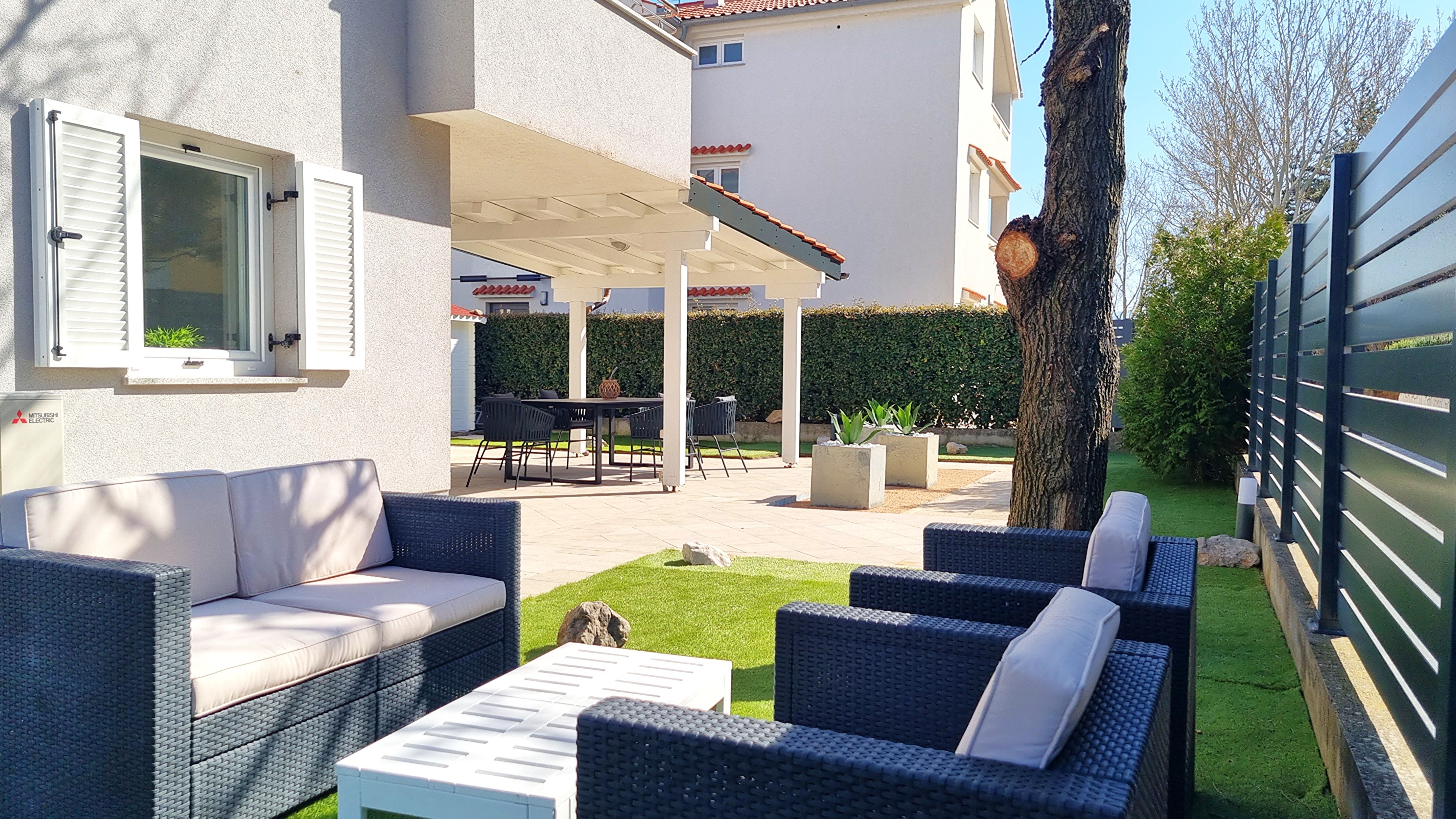 Three bedroom apartment with terrace Baška, Krk  A-a