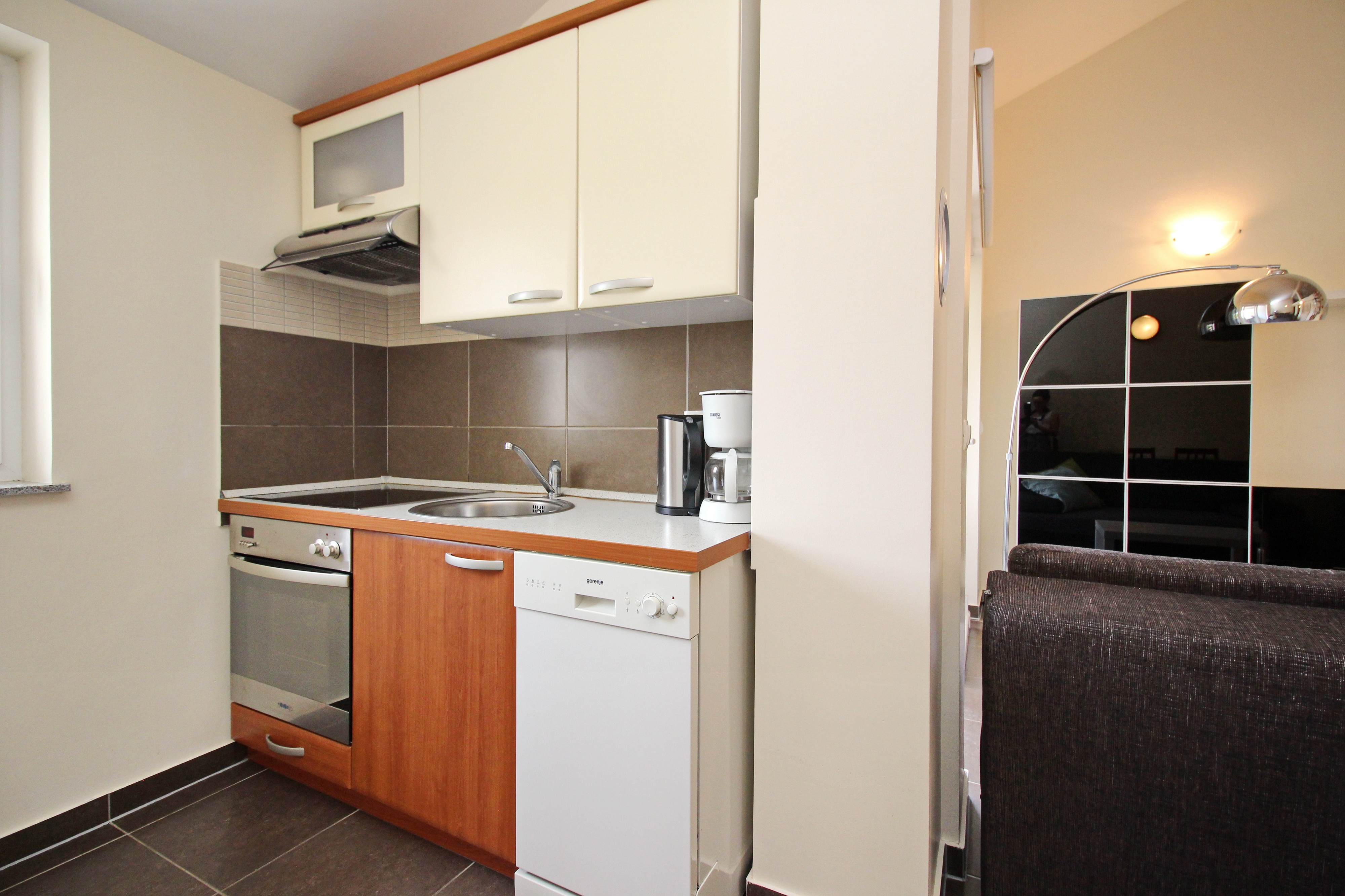 Two bedroom apartment with terrace Baška, Krk  A-b