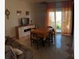 Novi Vinodolski, Dining room in the apartment, air condition available and WiFi.